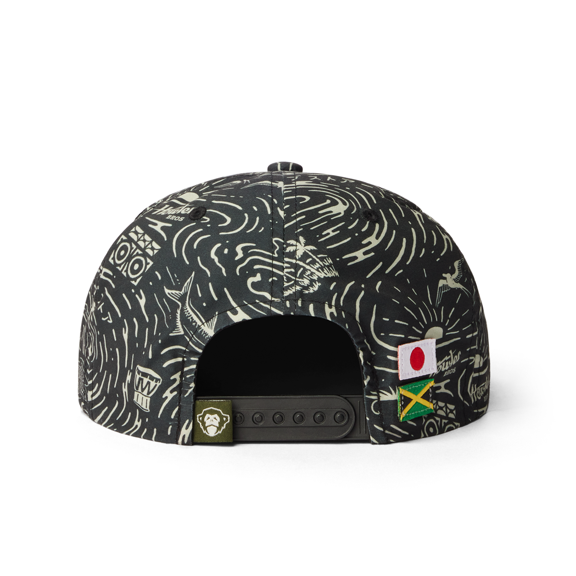 Dub Store Naoki Snapback, Naoki Nautical/Antique Black, large