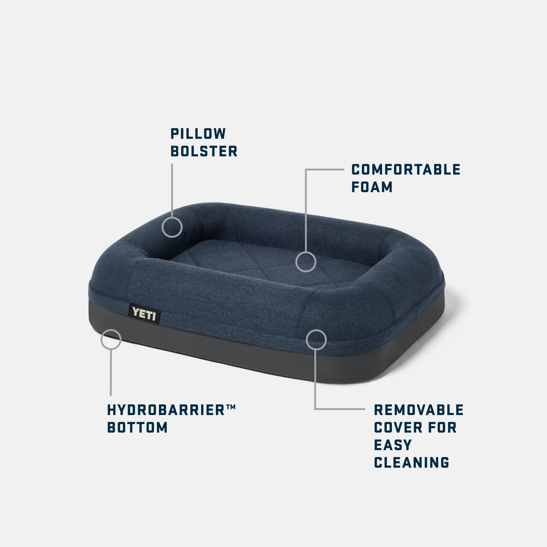 Dog Bed Small, Olive, large