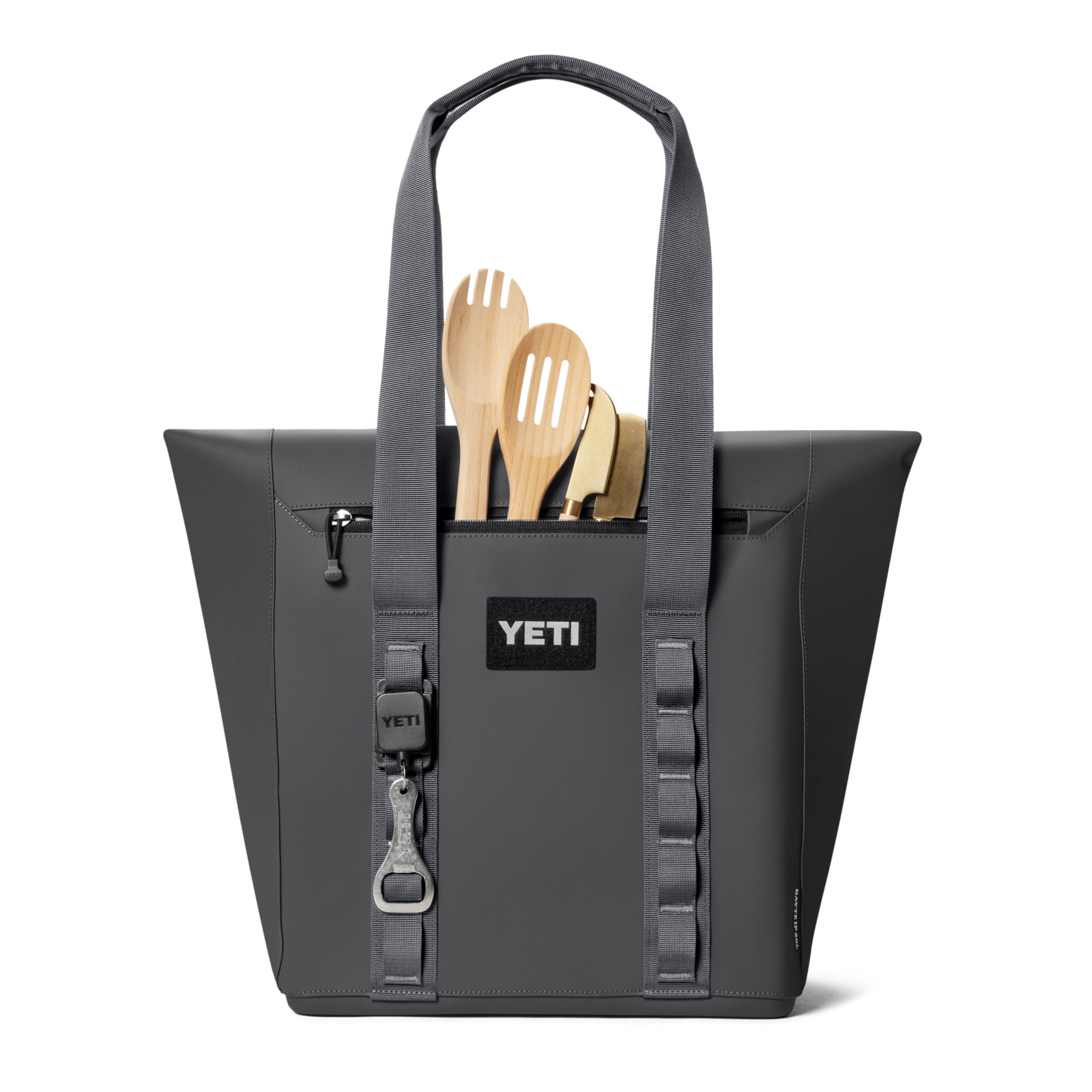 20L Insulated Tote Bag, Charcoal, large