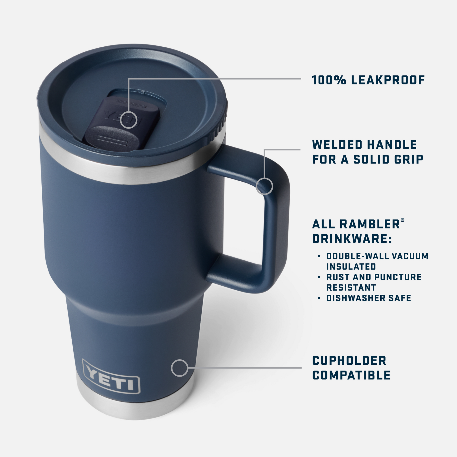 887 ML Travel Mug, Cape Taupe, large