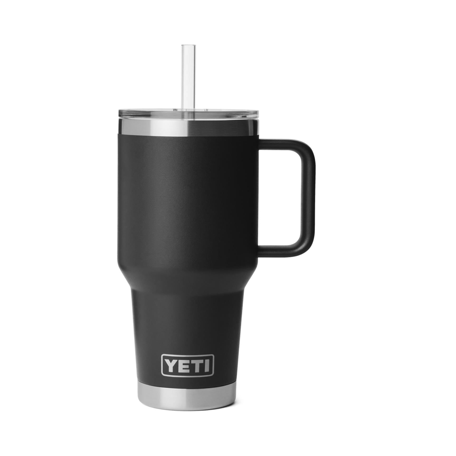 Vaso con sorbete de 35 oz (1 L), Negro, large