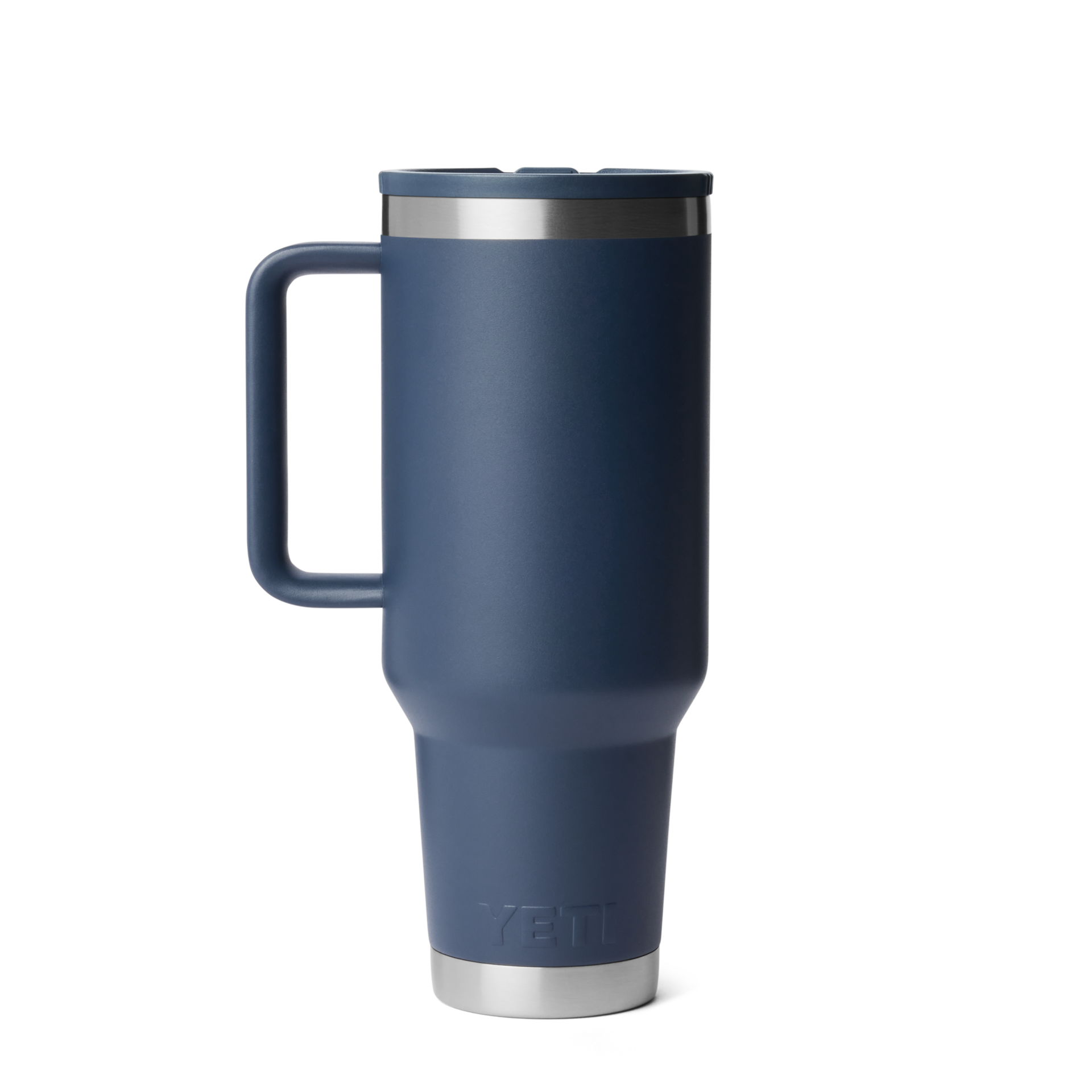 Taza con sorbete de 40 oz, Azul marino, large