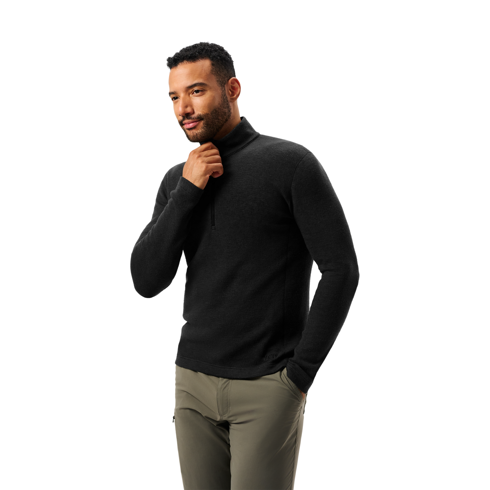 Men&rsquo;s Merino 250 Quarter-Zip, Black, large