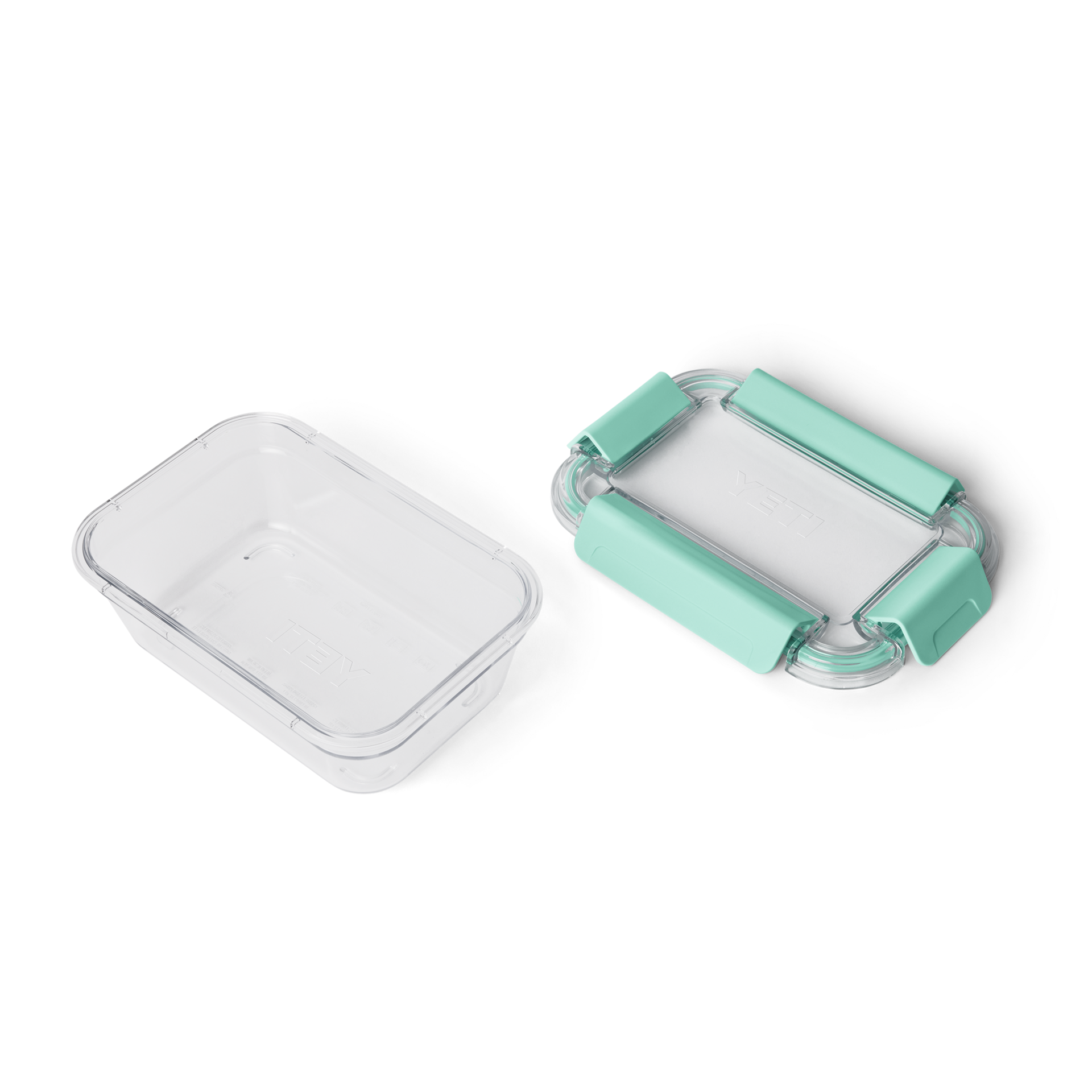 Contenants Alimentaires Moyen, Turquoise &Eacute;cume de mer, large