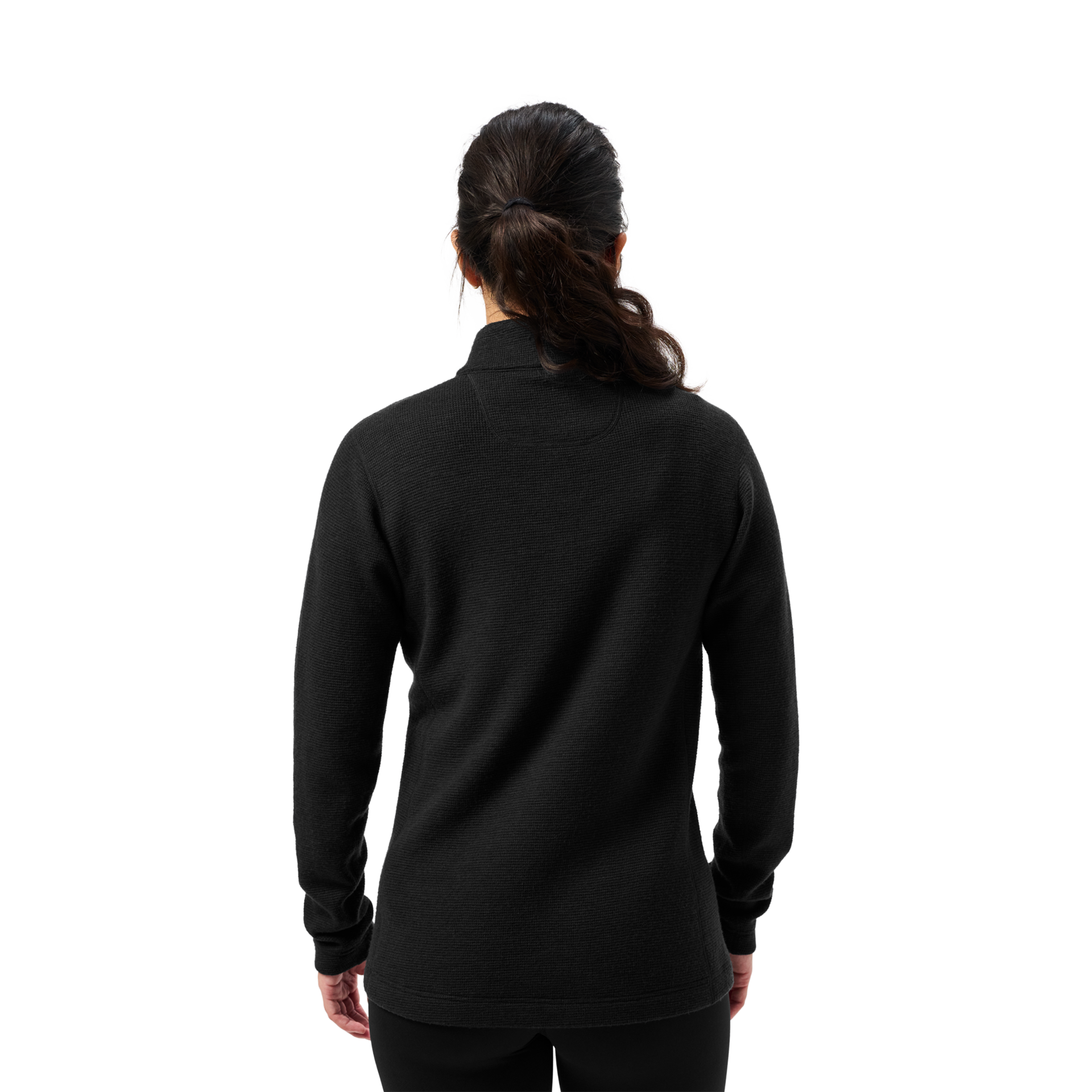 Women&rsquo;s Merino 250 Quarter-Zip, Black, large
