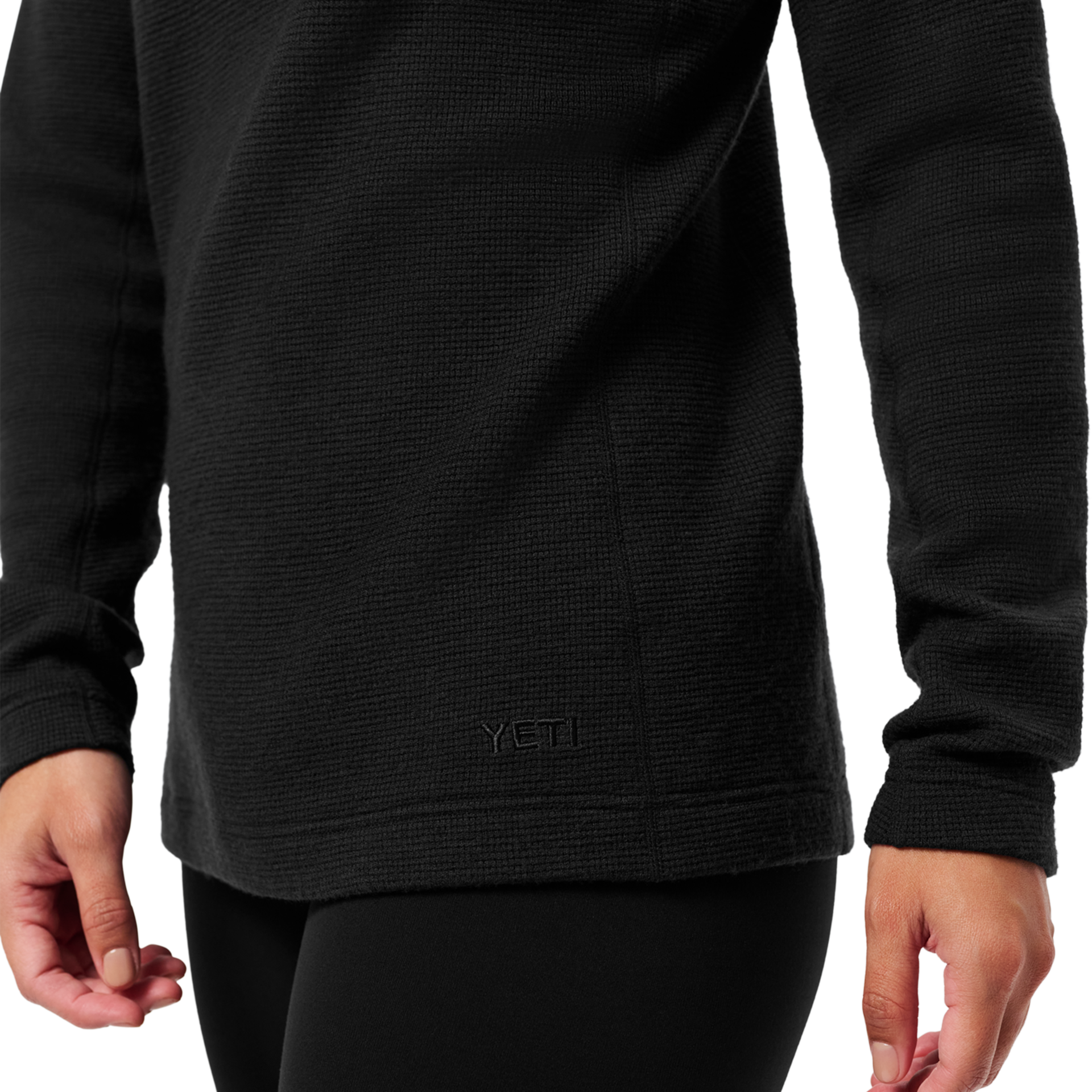 Women&rsquo;s Merino 250 Quarter-Zip, Black, large