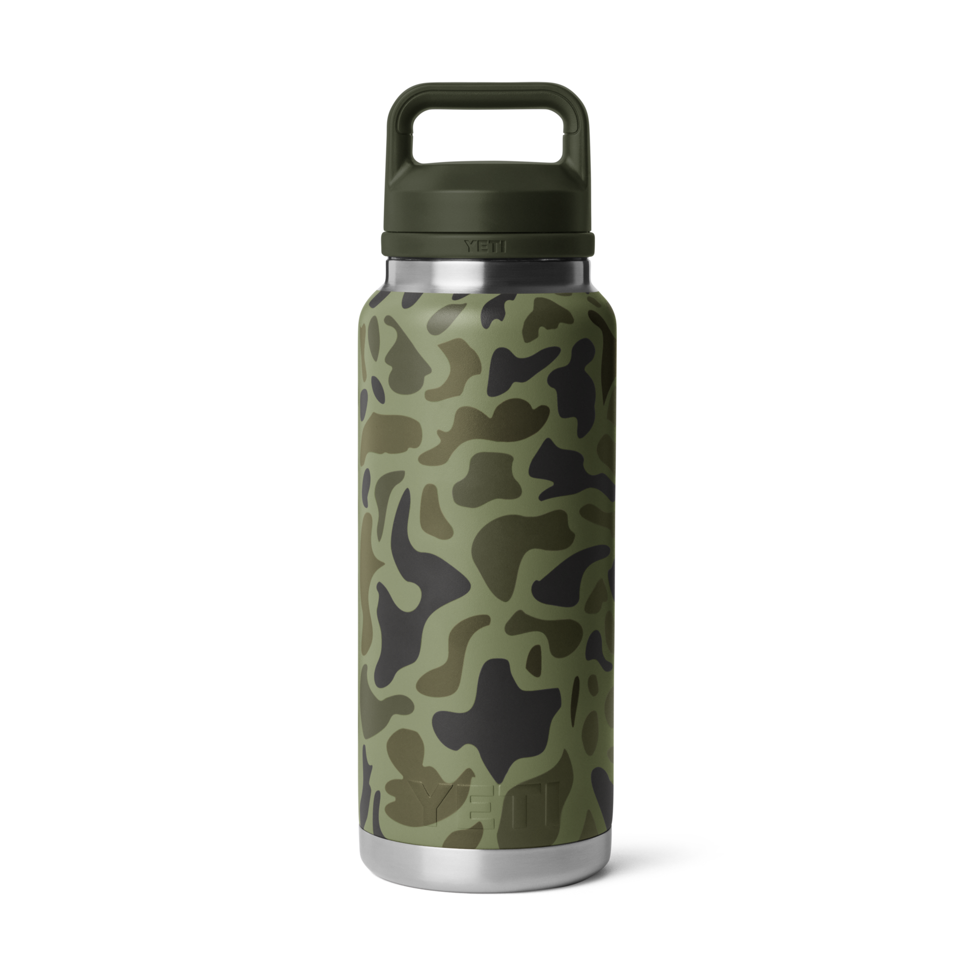 36 oz Water Bottle, Olive Camo, large