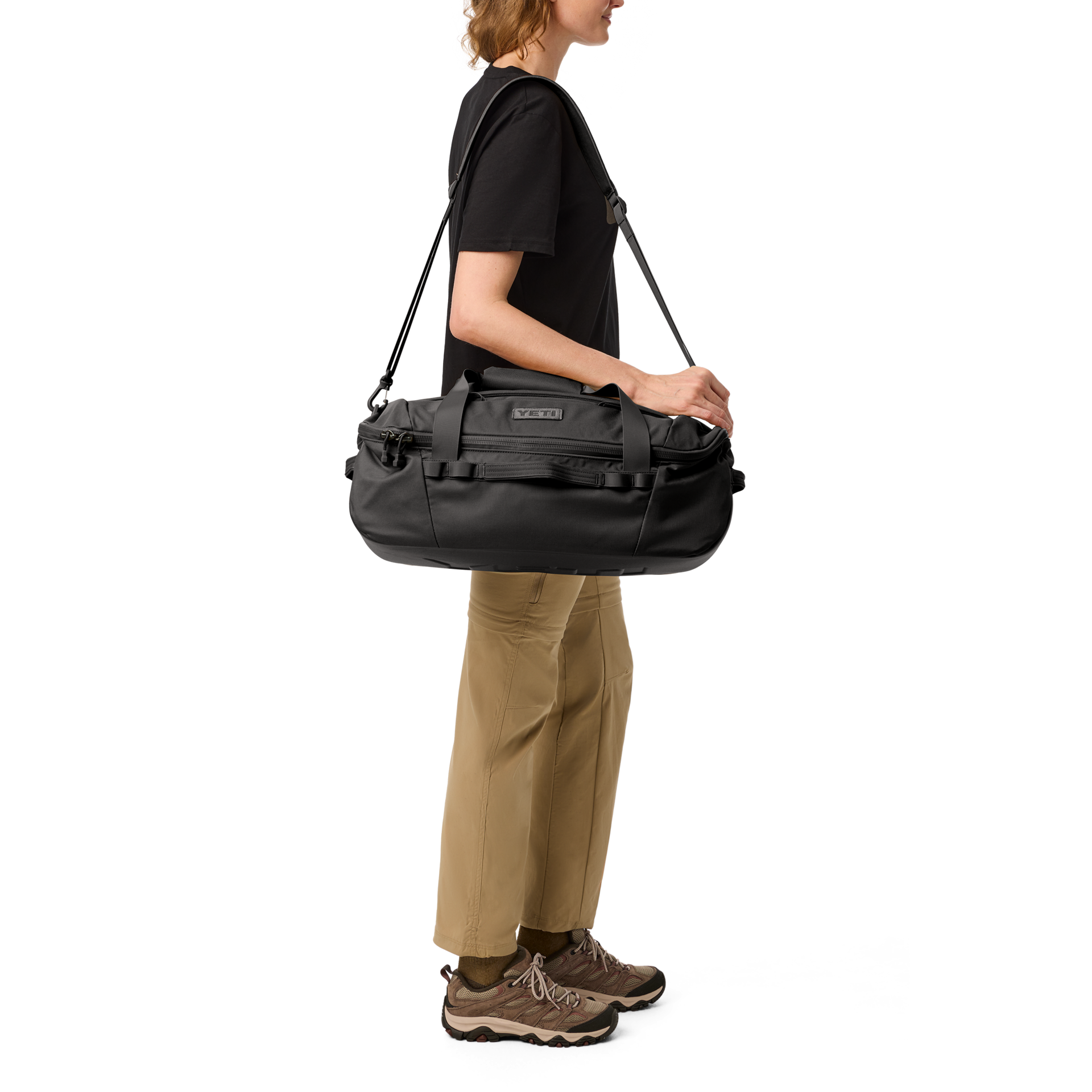 Bolso de viaje de 40 L, Negro, large