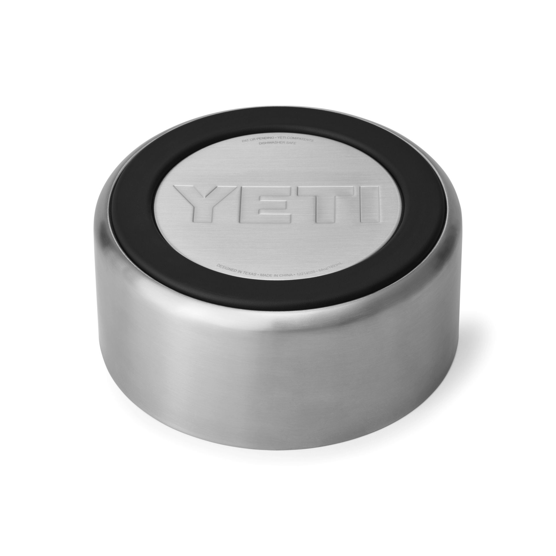 8 Dog Bowl, Stainless, large