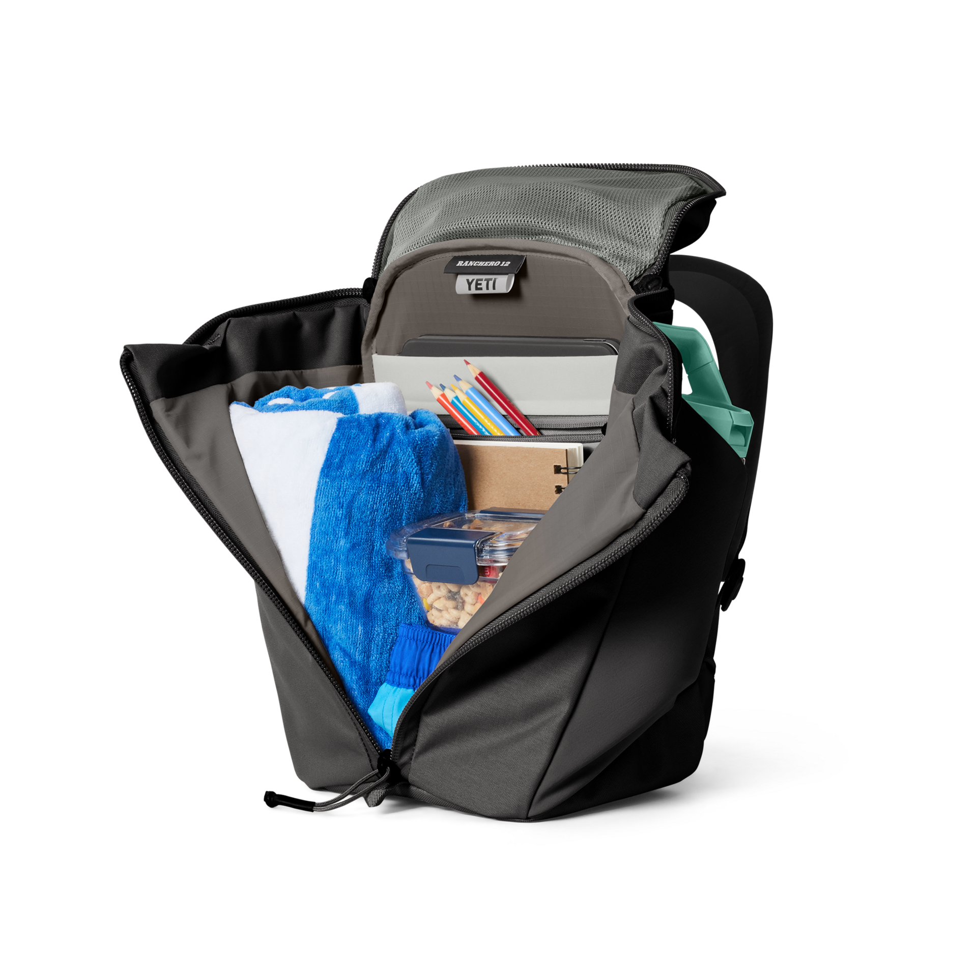 12L Backpack, Black, large