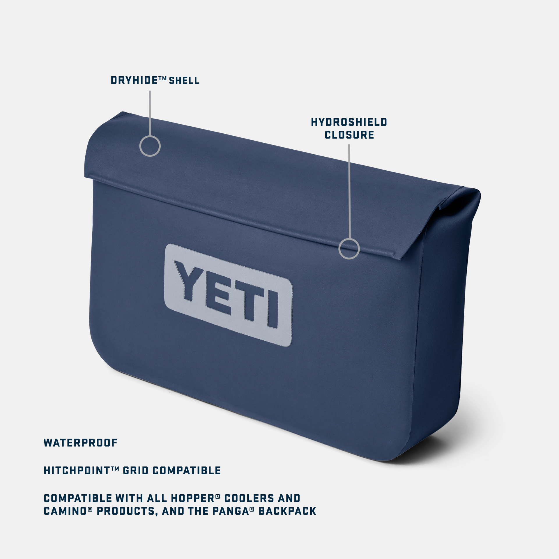 3L Waterproof Gear Case, Charcoal, large