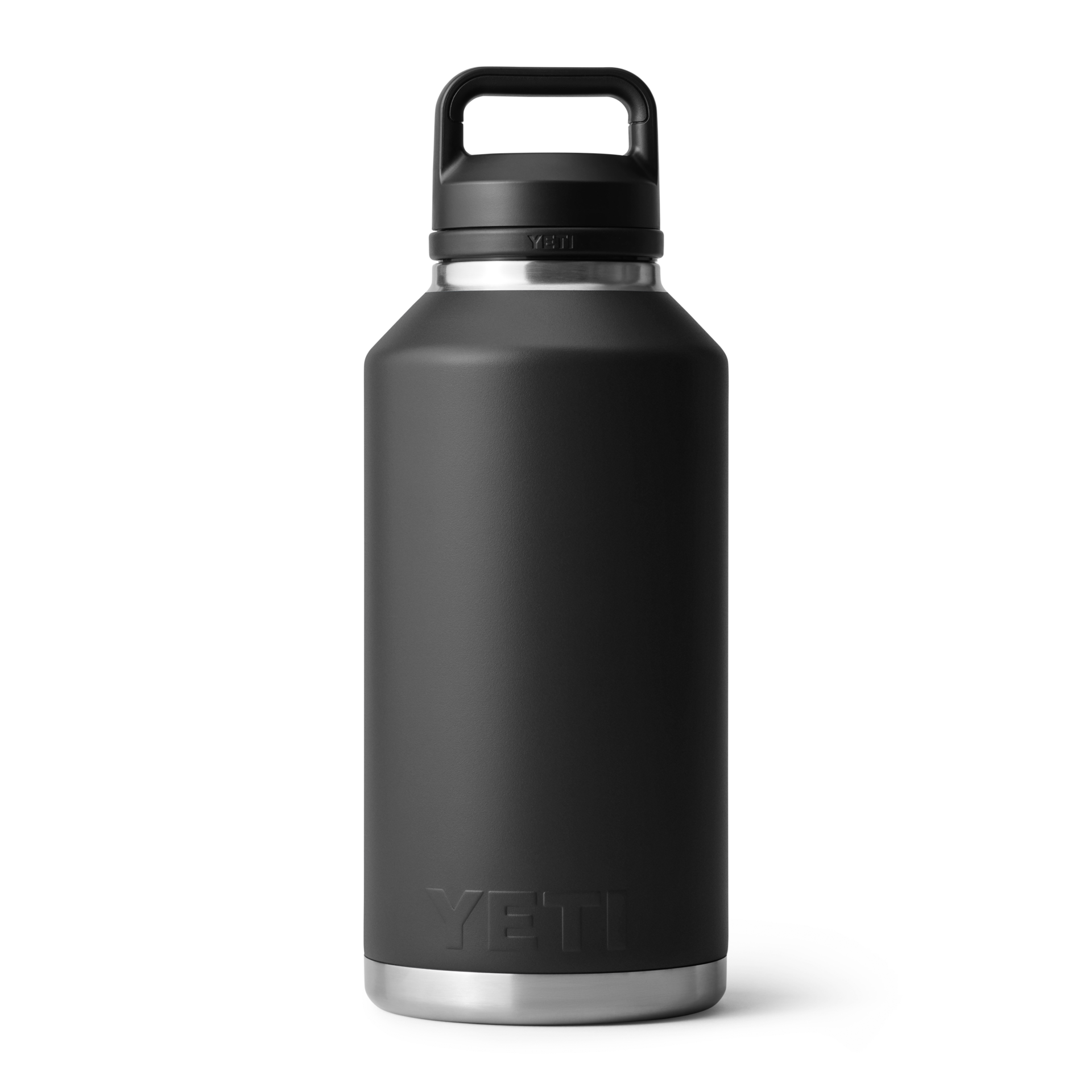 64 oz Water Bottle, Black, large