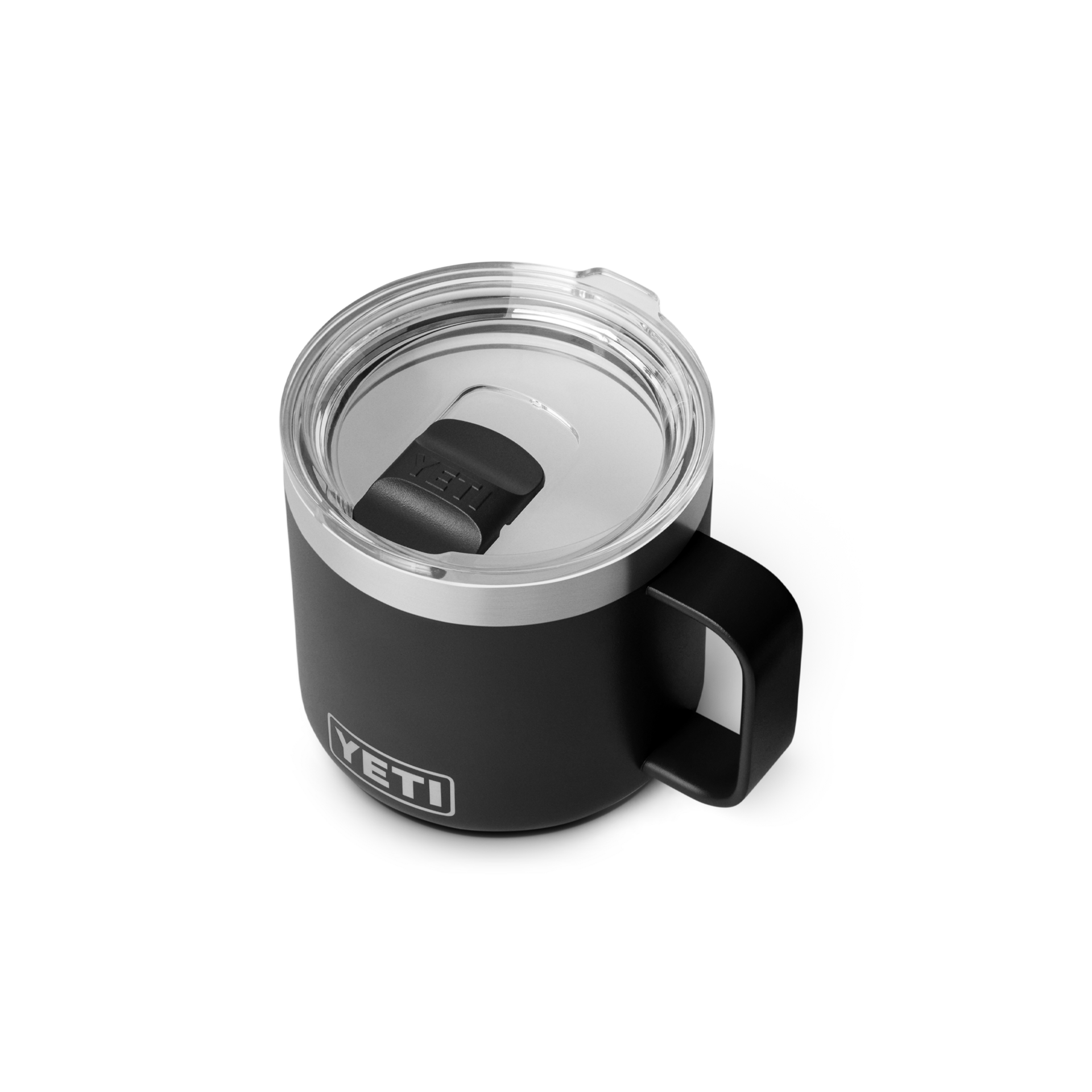 14 oz Stackable Mug, Black, card