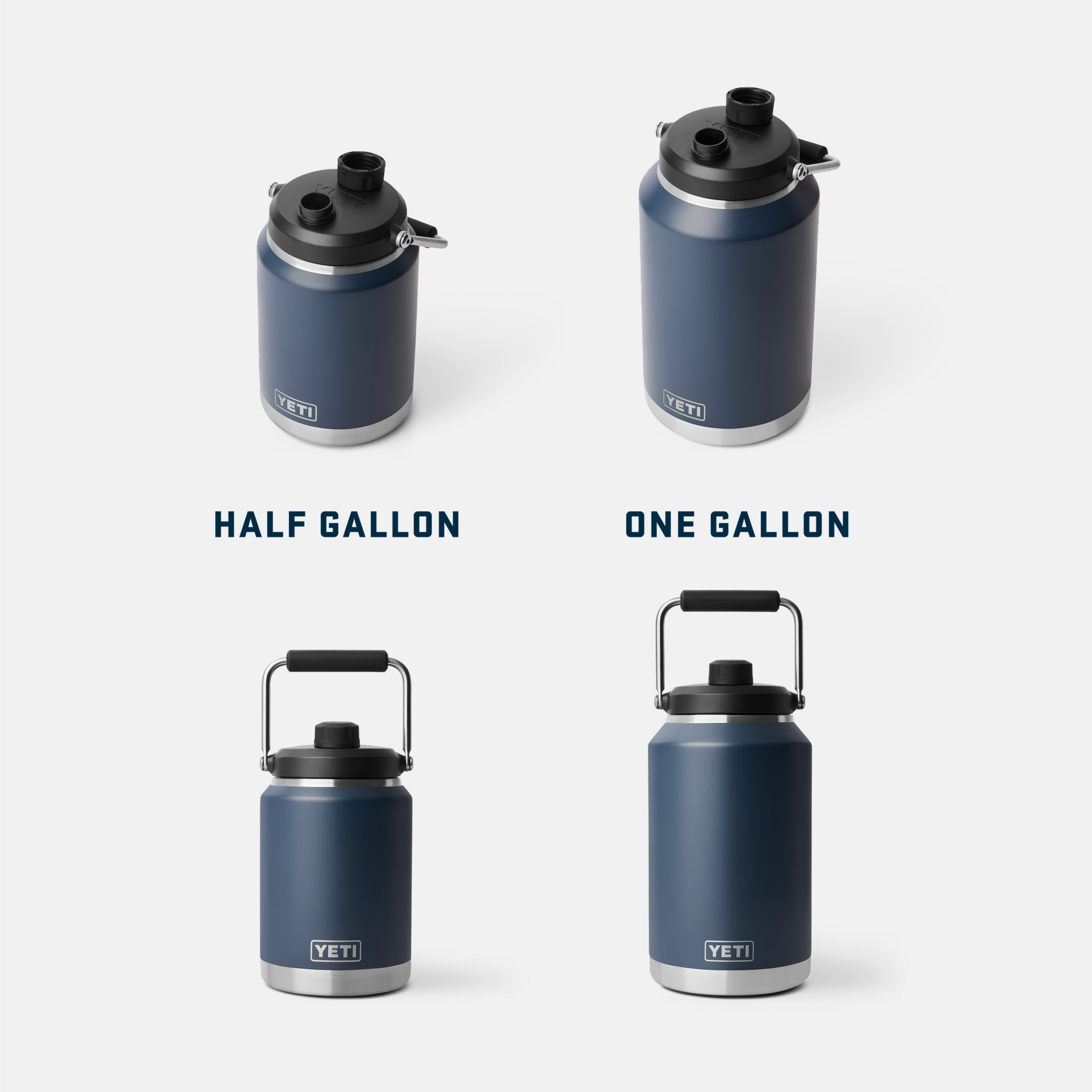 Half Gallon Jug, Rescue Red, large