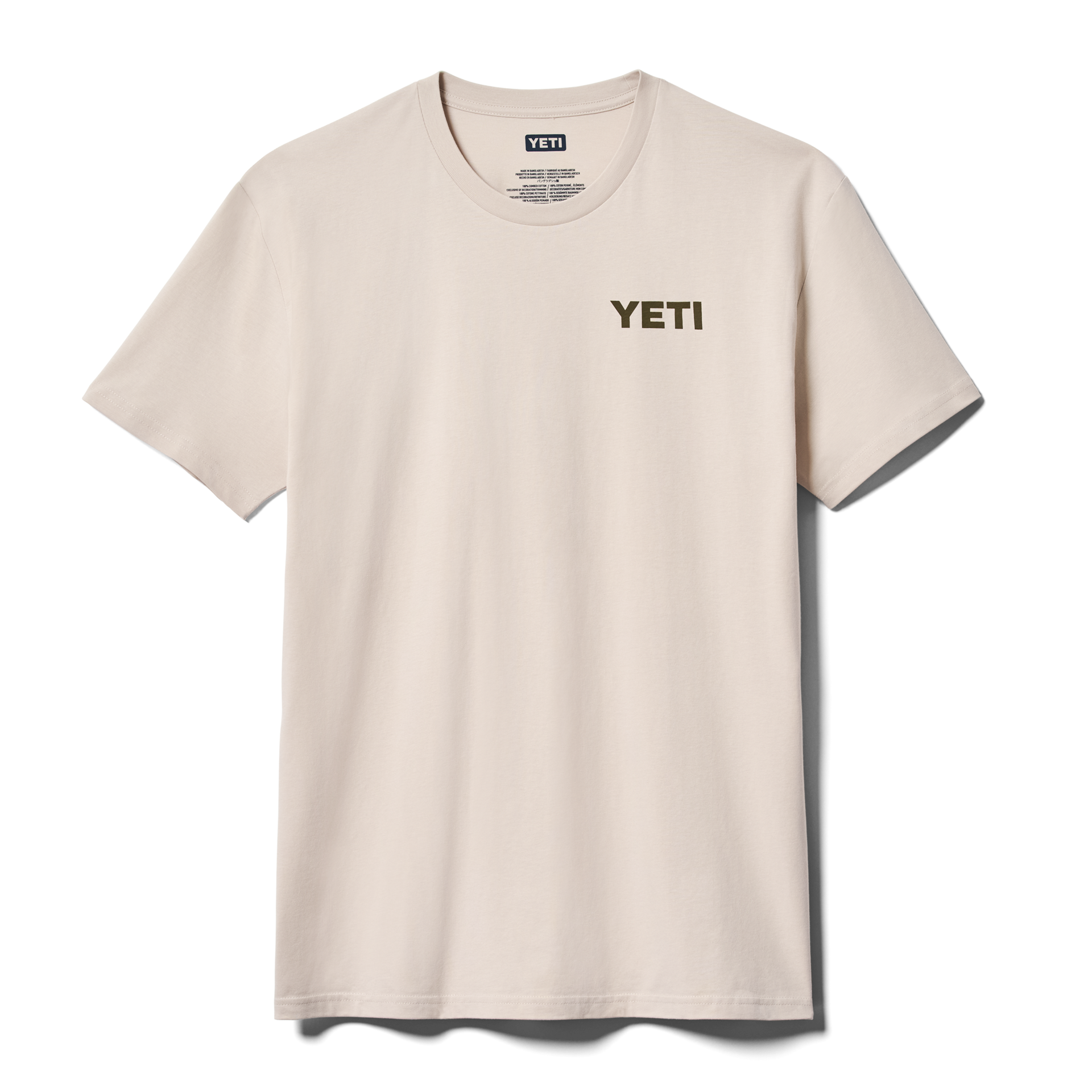 Short Sleeve T-Shirt, Bone, large