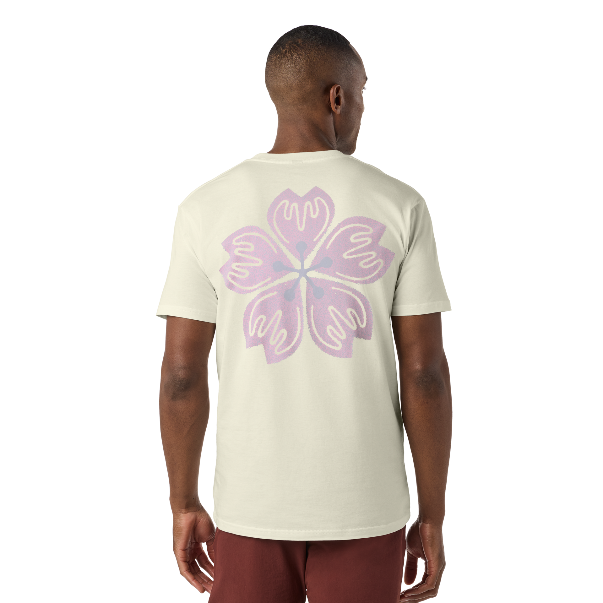 Camiseta de manga corta, Natural, large