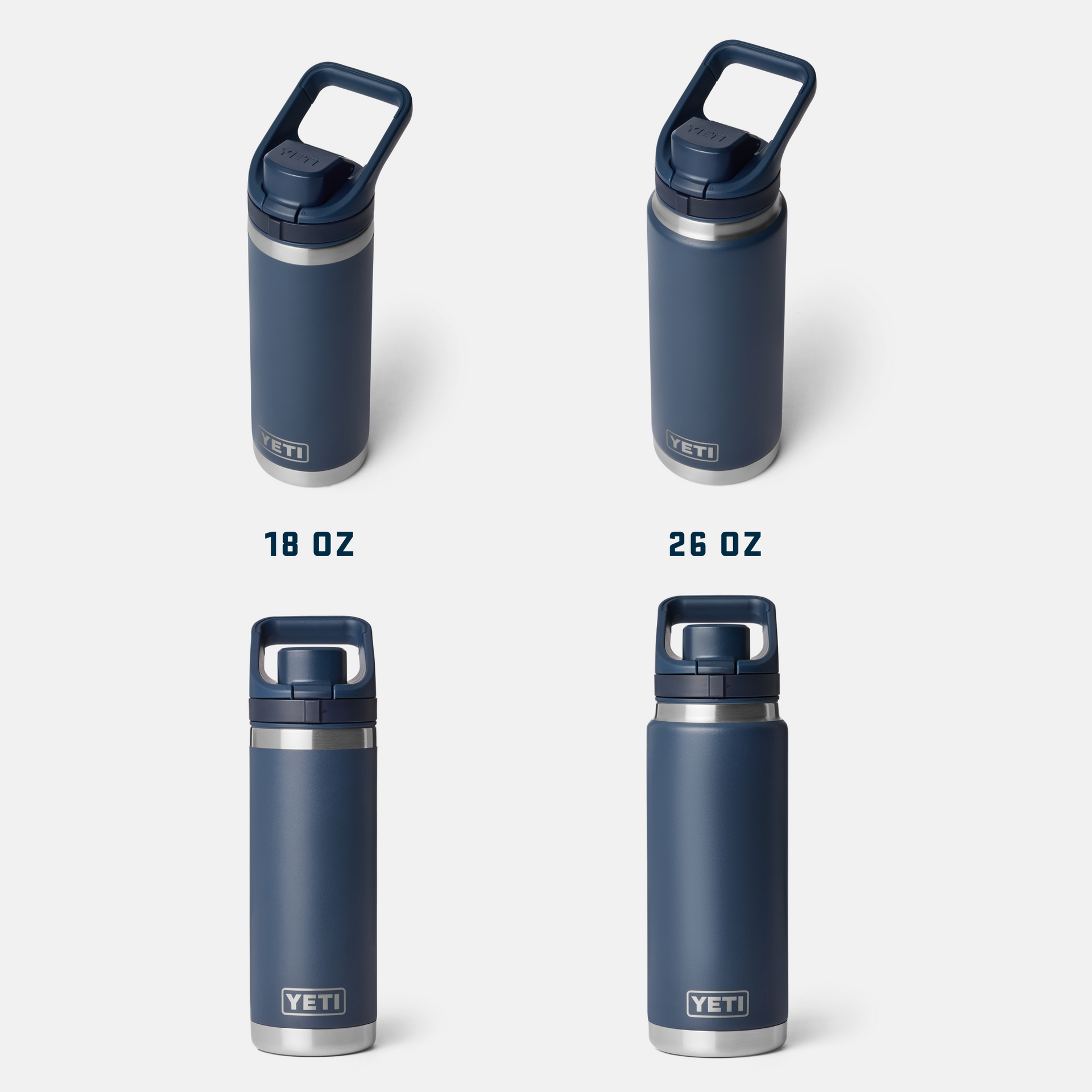 26 oz Water Bottle, Royal Blue, large