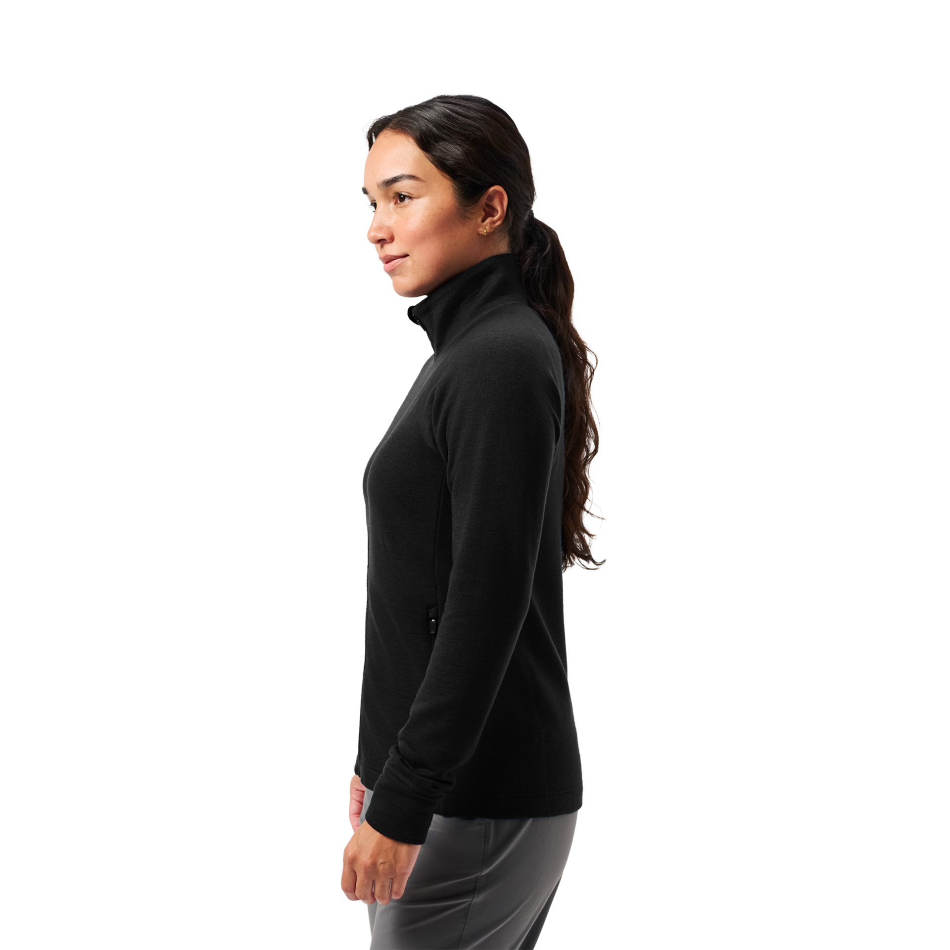 Women&rsquo;s Merino 310 Full-Zip, Black, large