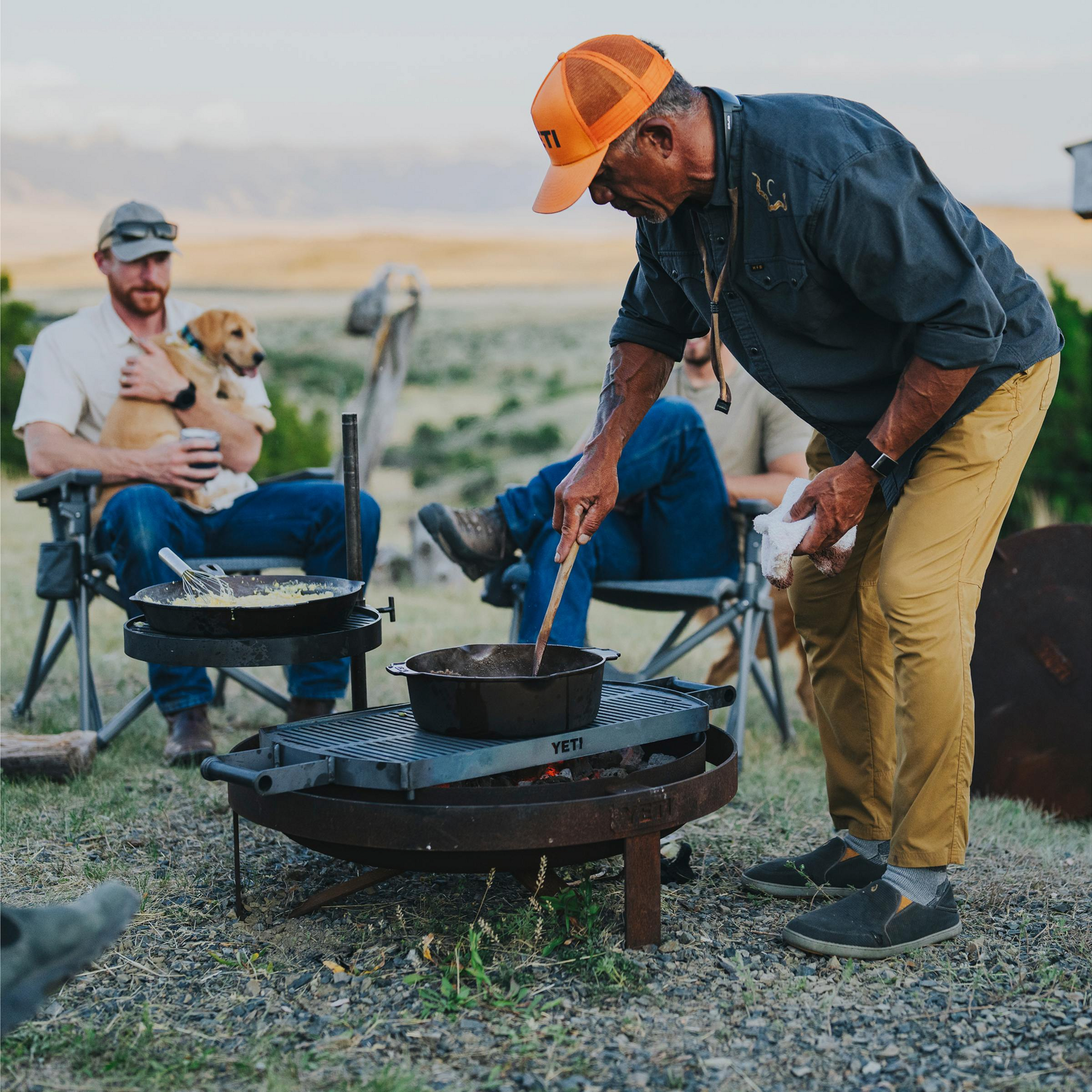 Fire Pit Grill Kit, , large