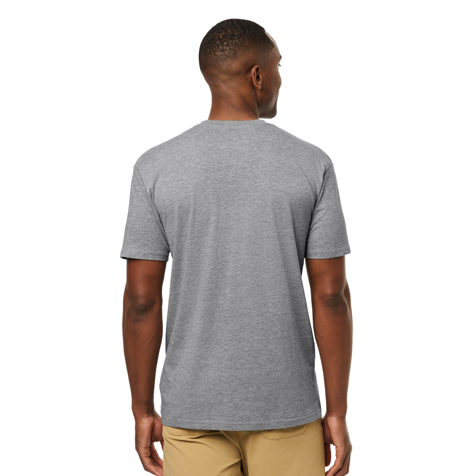 Short Sleeve T-Shirt, Heather Gray, large
