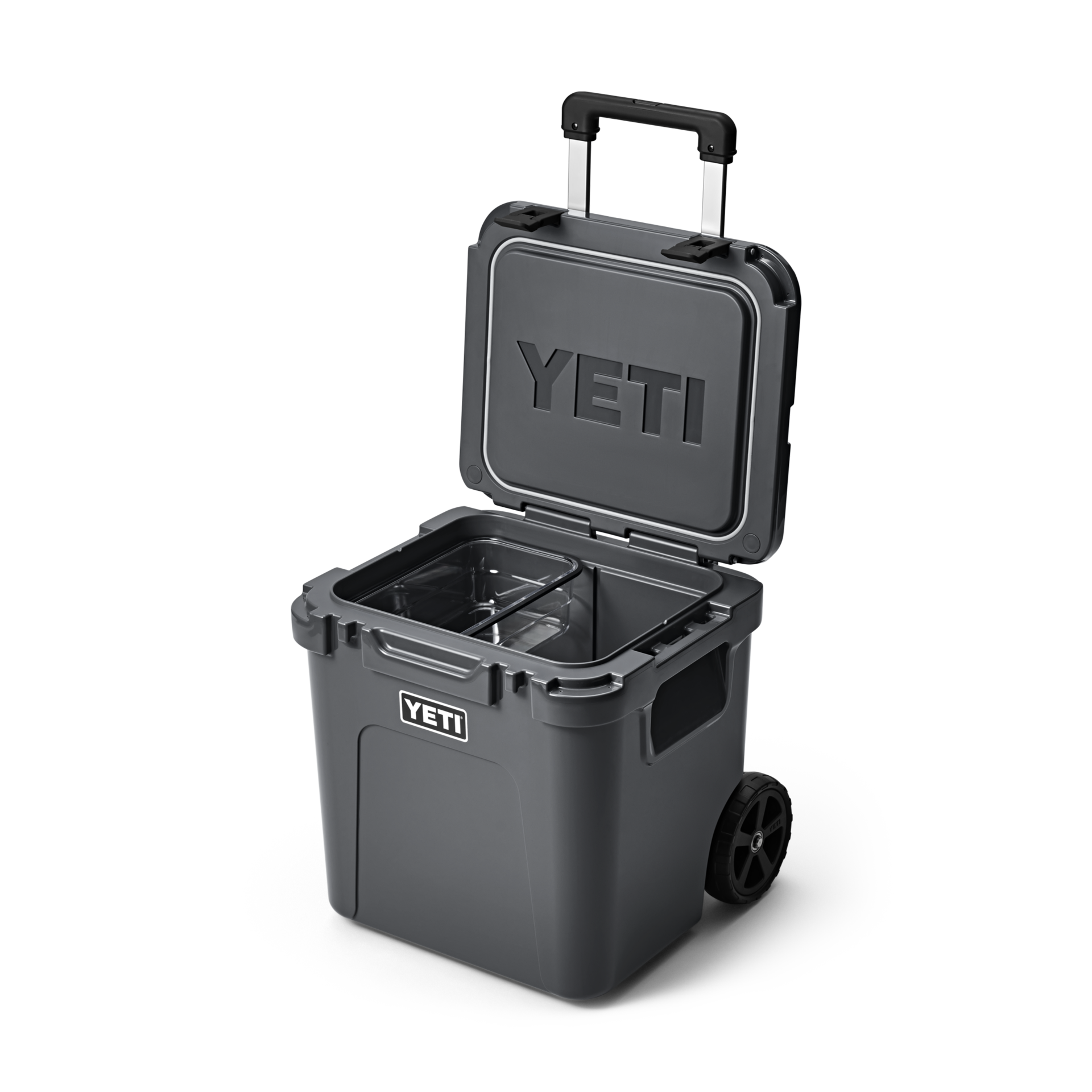 48 Wheeled Cooler, Charcoal, large