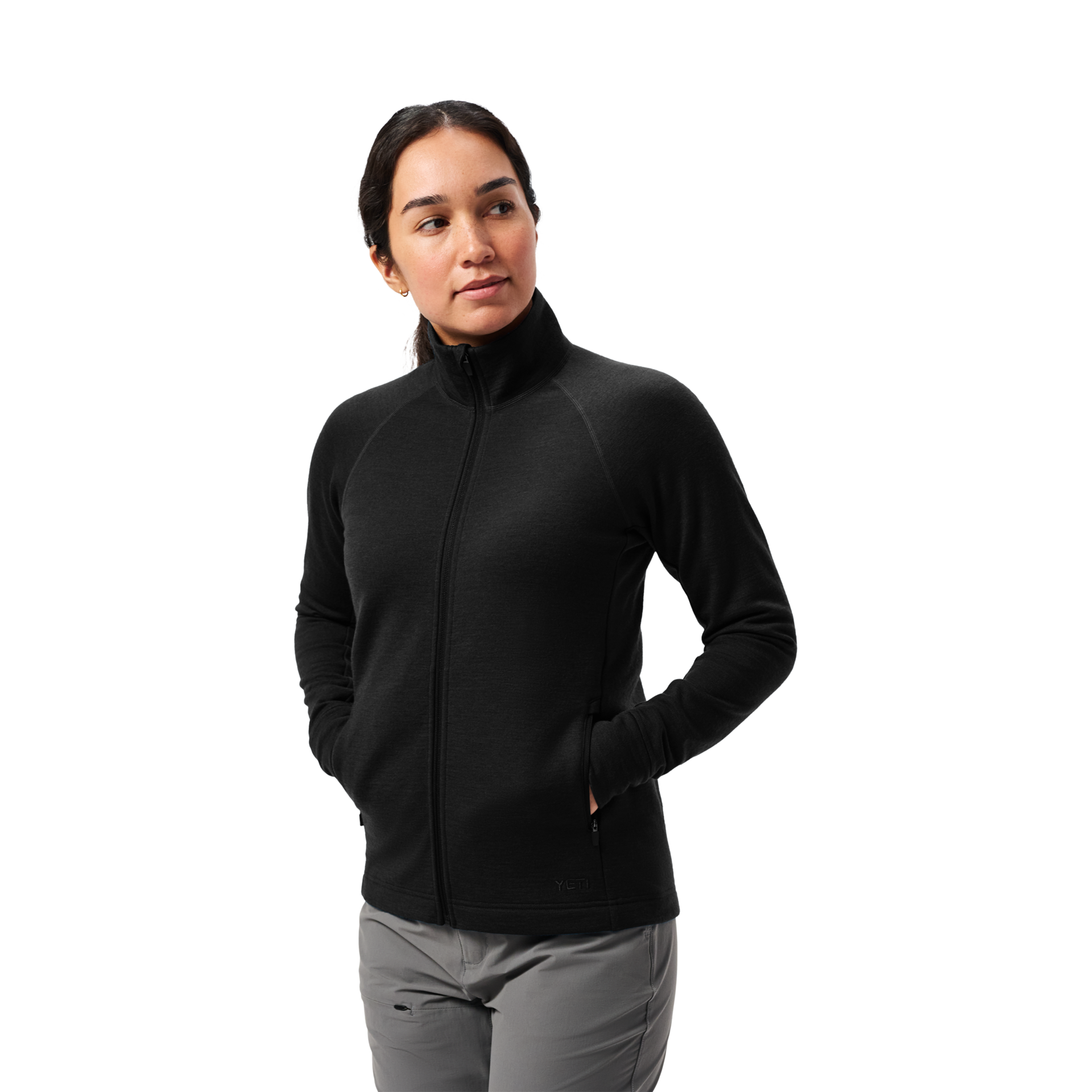 Women&rsquo;s Merino 310 Full-Zip, Black, large