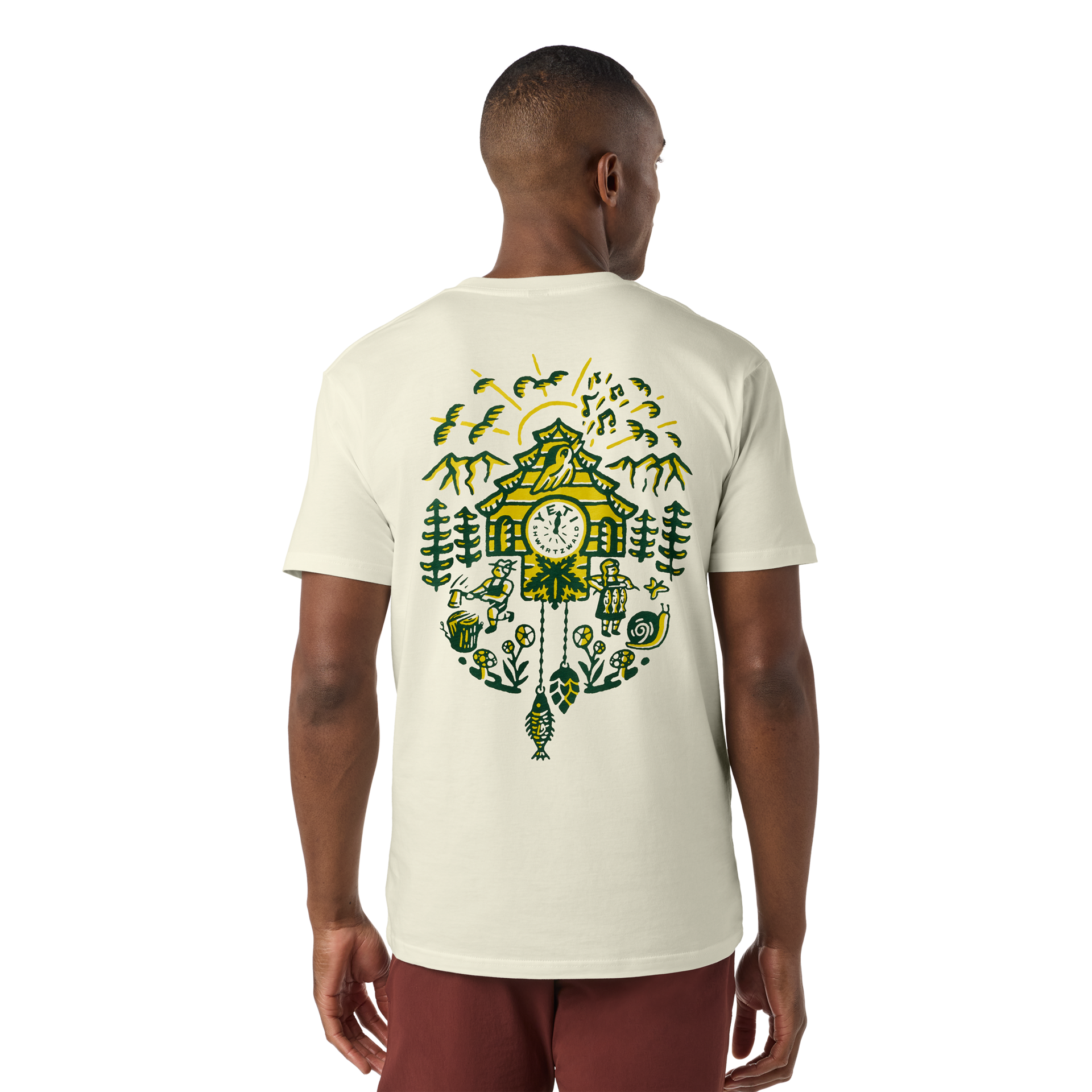 Short Sleeve T-Shirt, Natural, large