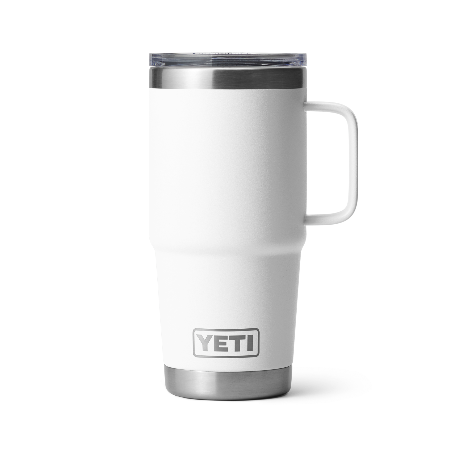20 oz Travel Mug, White, large