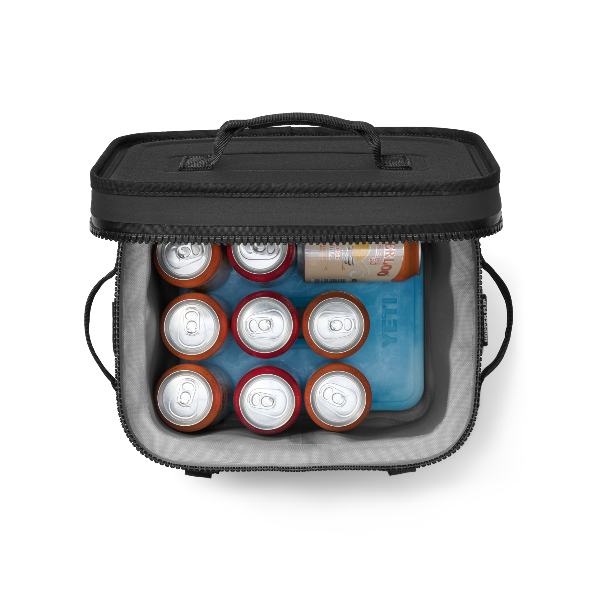 12 Soft Cooler, Black, large