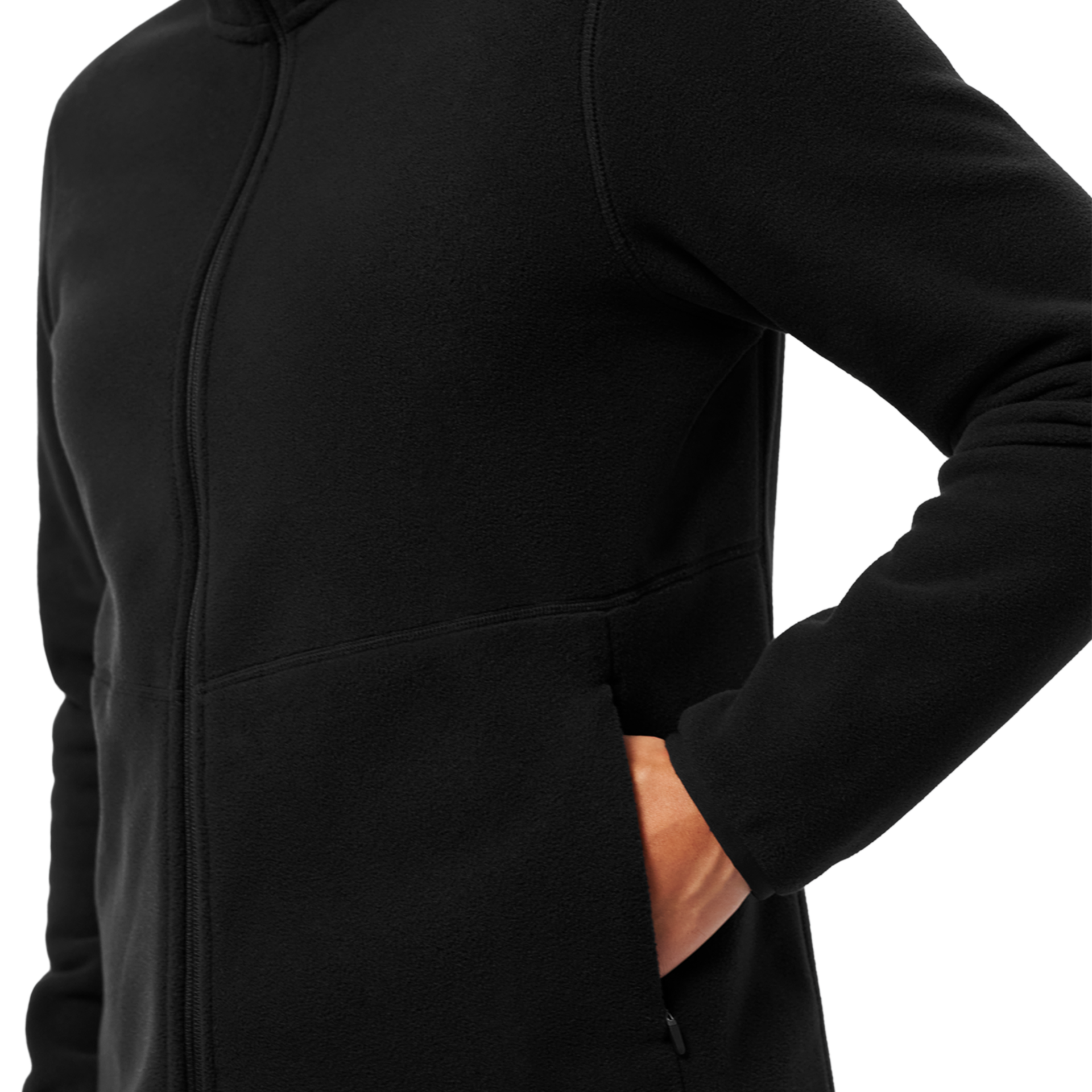 Women&rsquo;s Fleece 260 Full-Zip, Black, large