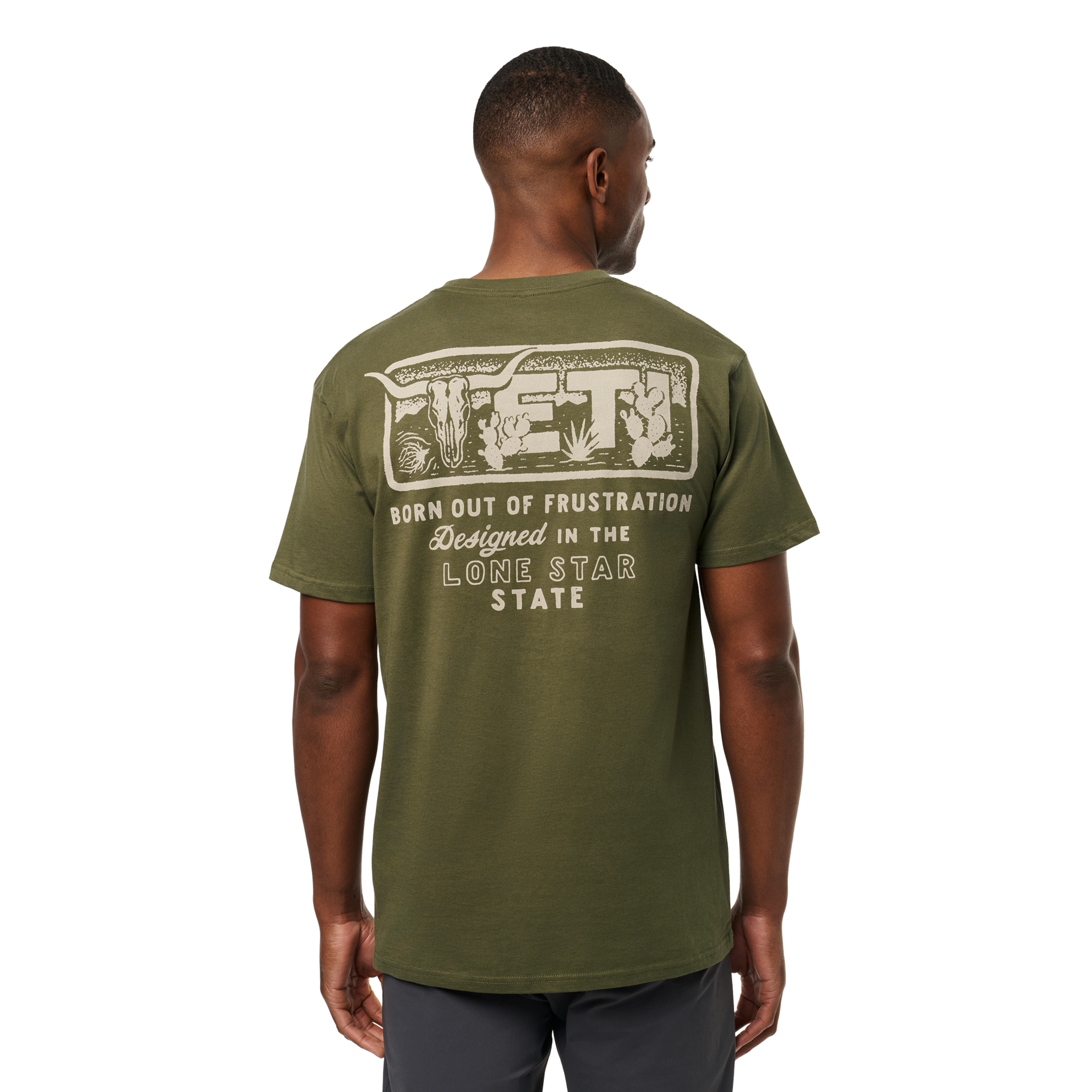 Short Sleeve T-Shirt, Army, large