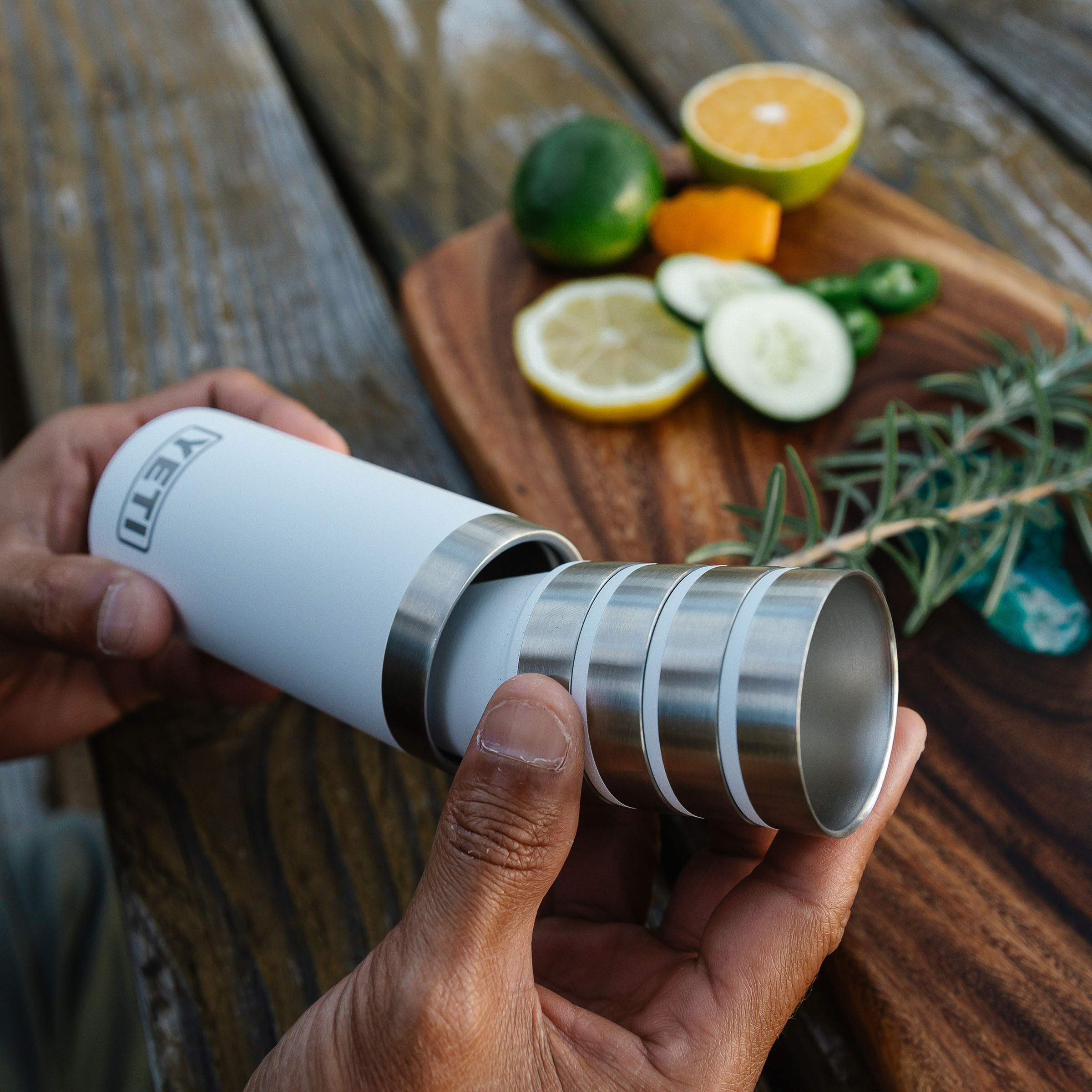 YETI Raise One Up Set: Flask, Shot Glasses & Case