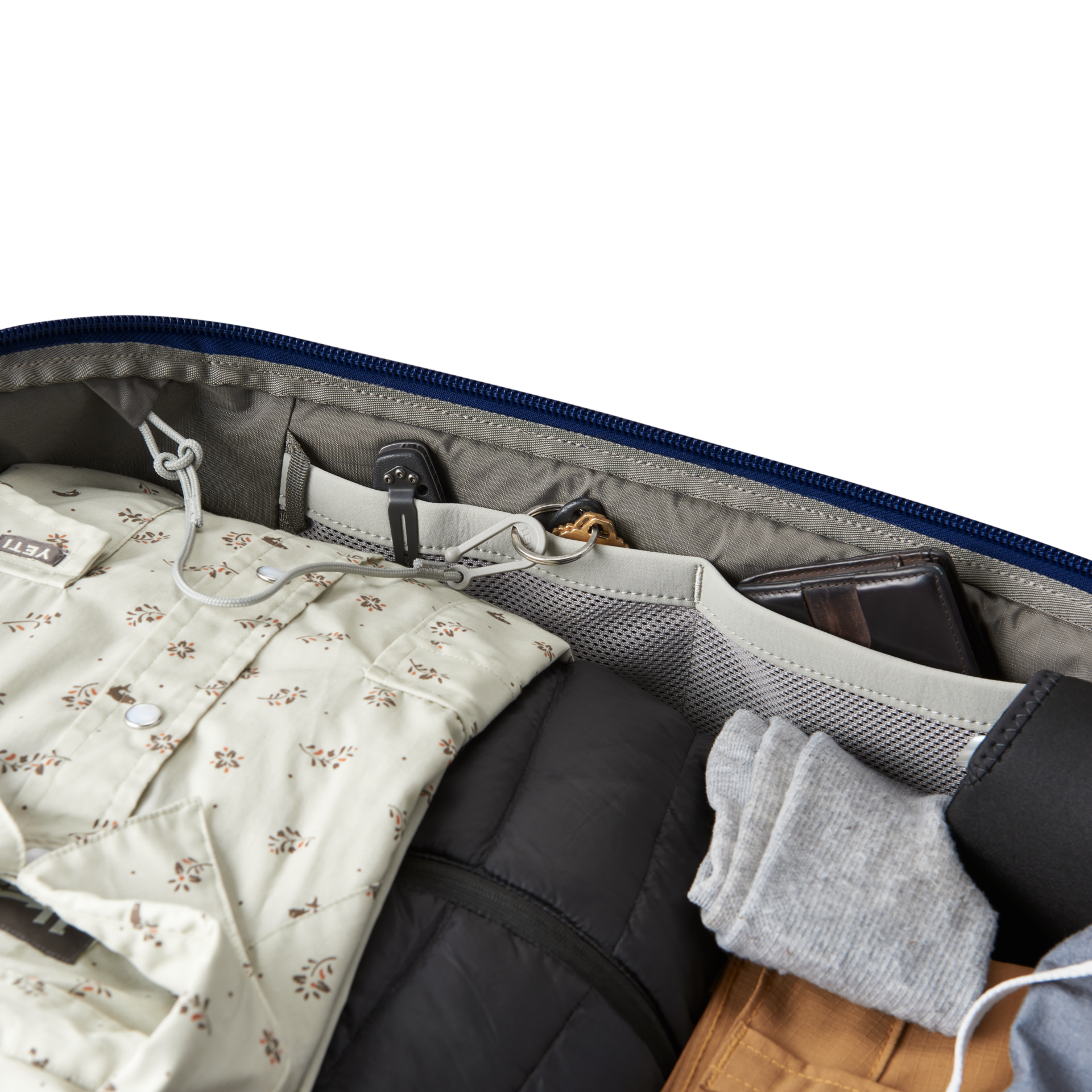 40L Travel Duffel, Navy, large