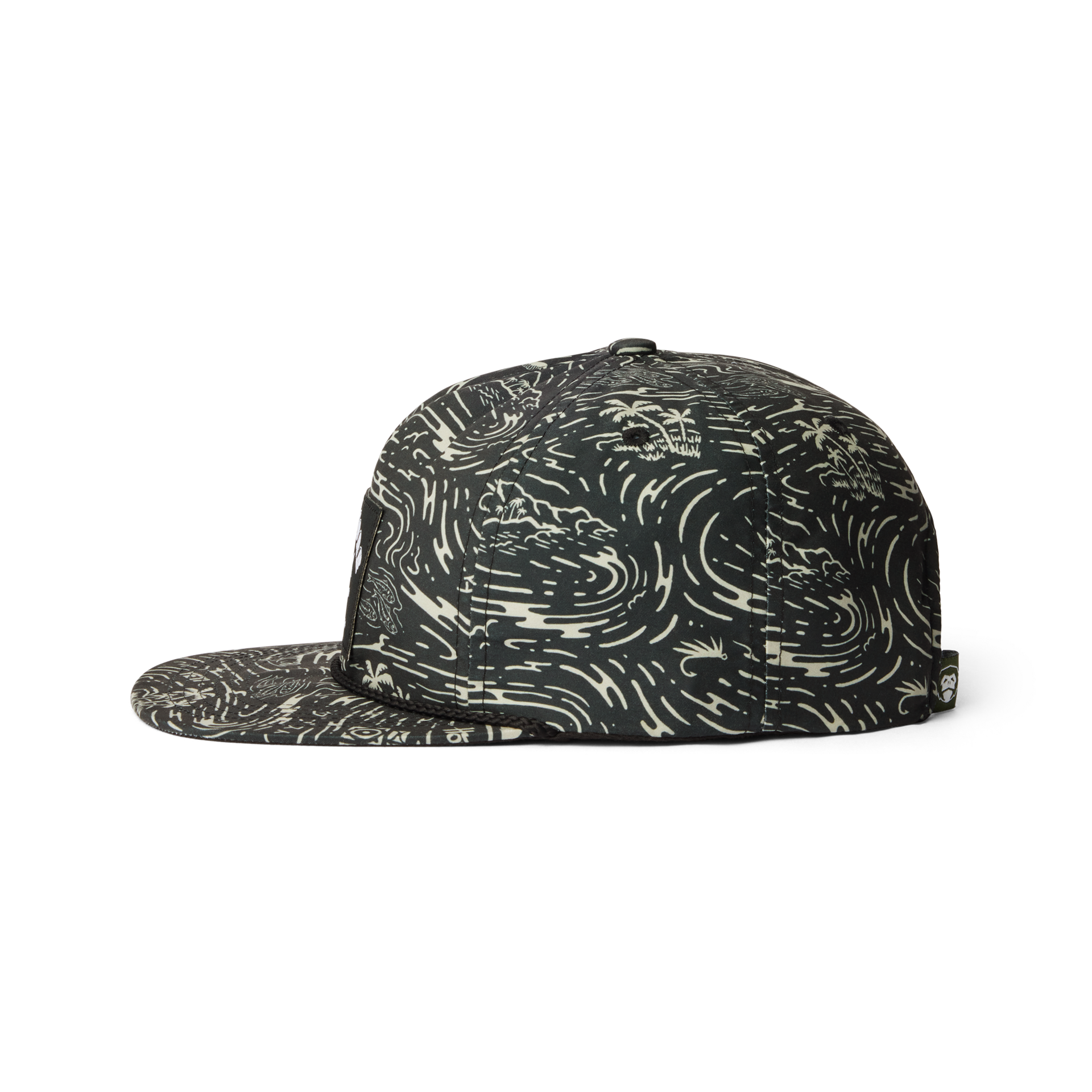 Dub Store Naoki Snapback, Naoki Nautical/Antique Black, large