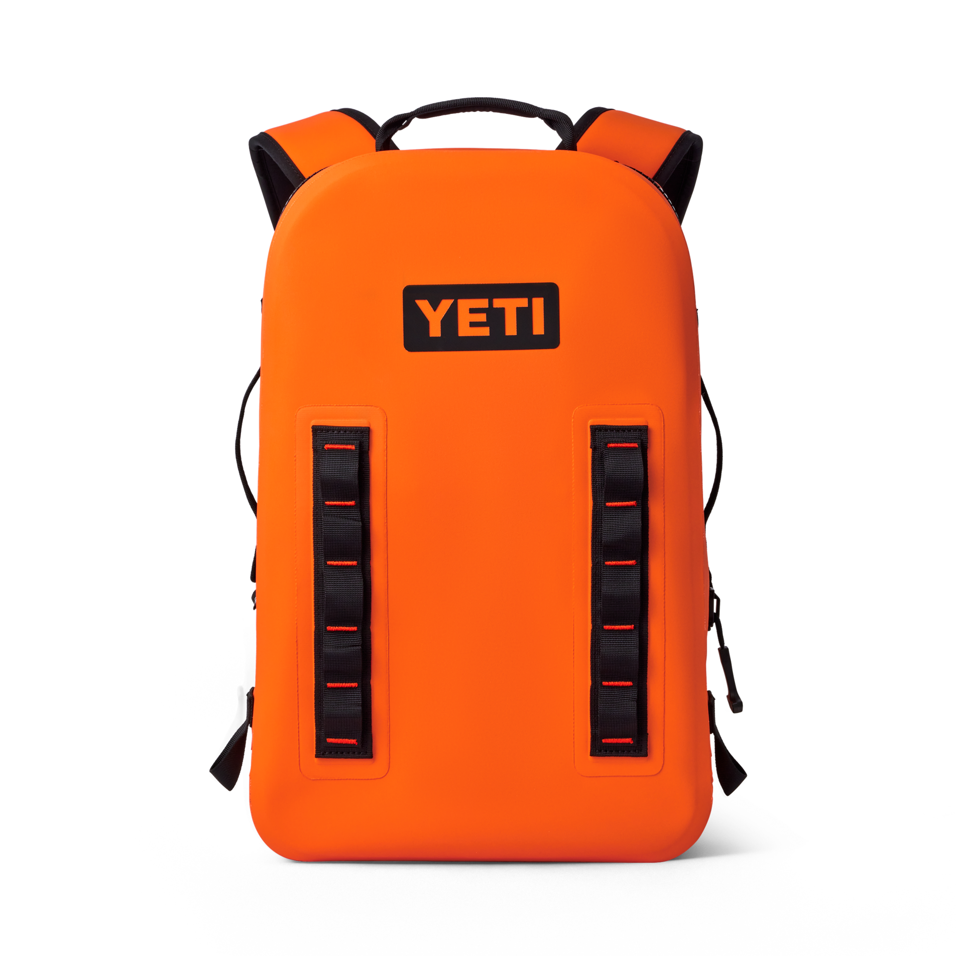 28L Waterproof Backpack, Orange/ Black, large