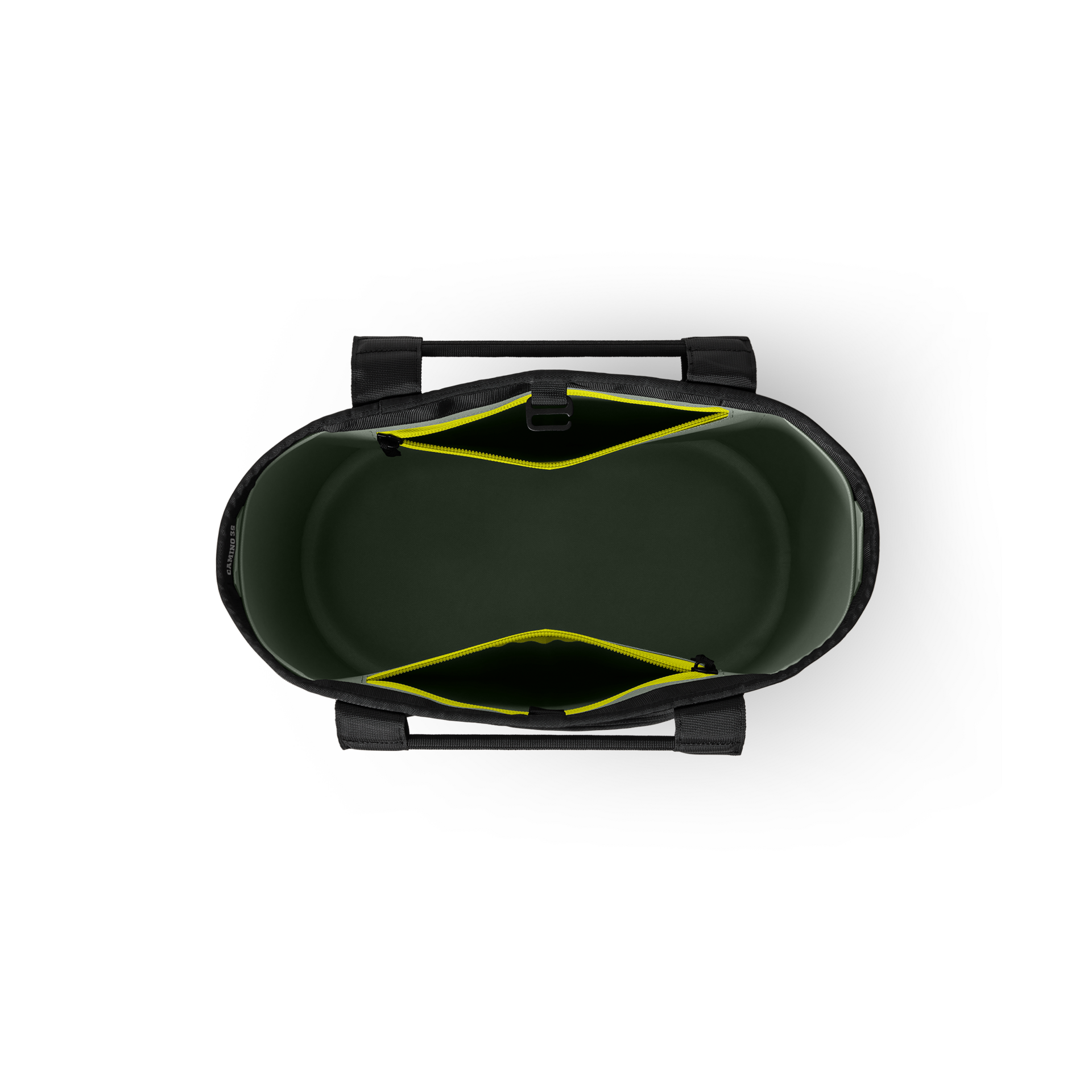 35 Carryall Tote Bag, Camp Green/Firefly Yellow, large