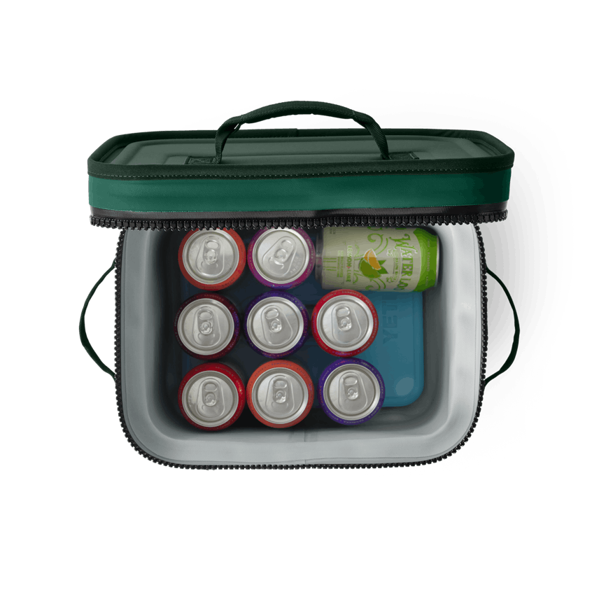 Hielera blanda 12, Black Forest Green, large