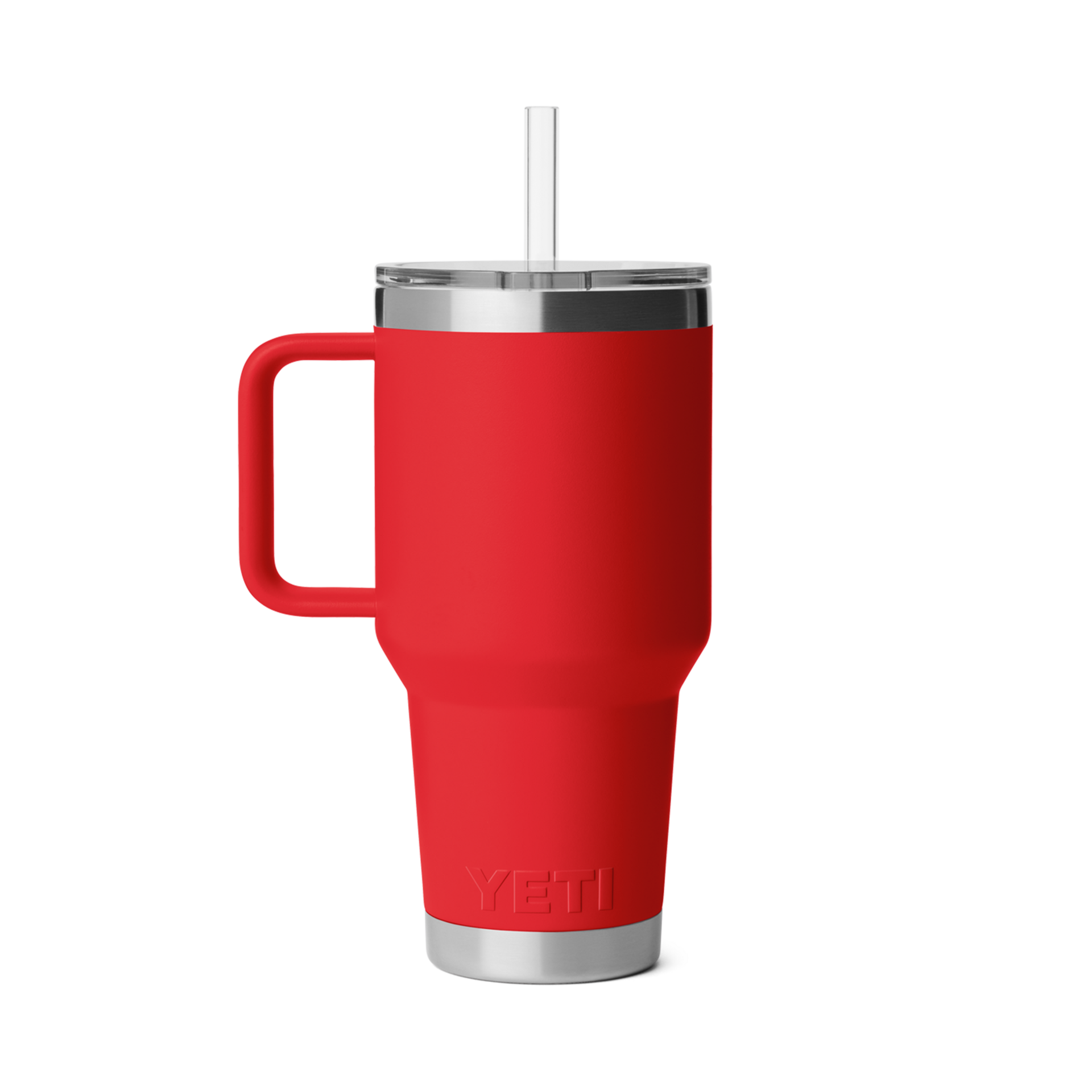 35 oz Straw Mug, Rescue Red, large