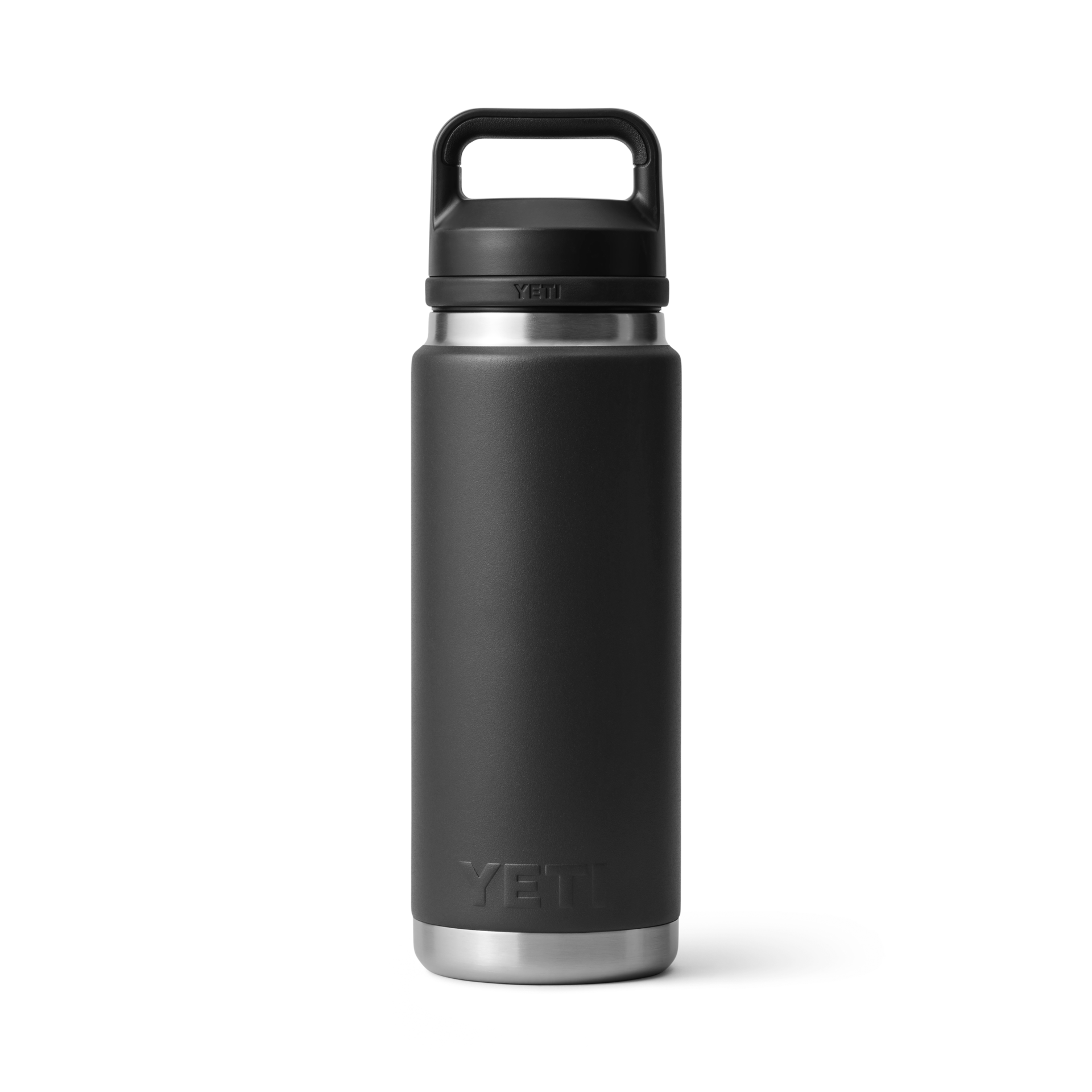 26 oz Water Bottle, Black, large