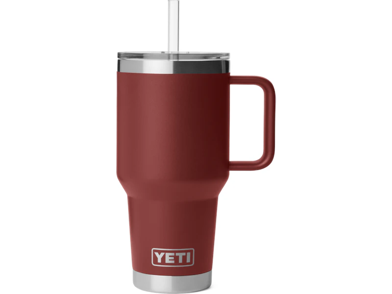 YETI Rambler 35 oz Straw Tumbler in the new Stag Red color