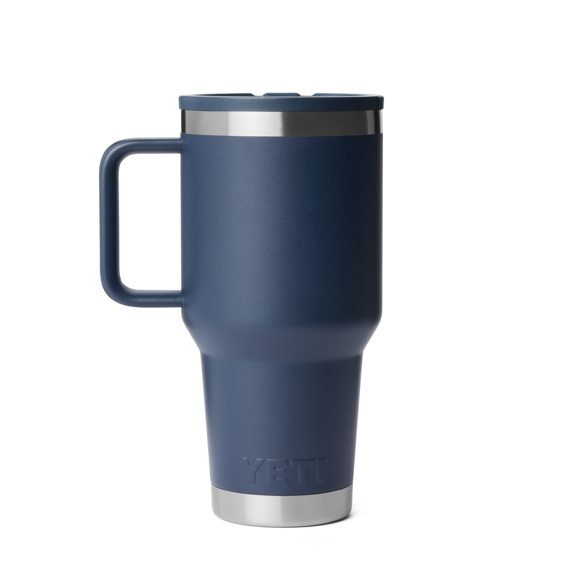 Taza con sorbete de 30 oz, Azul marino, large