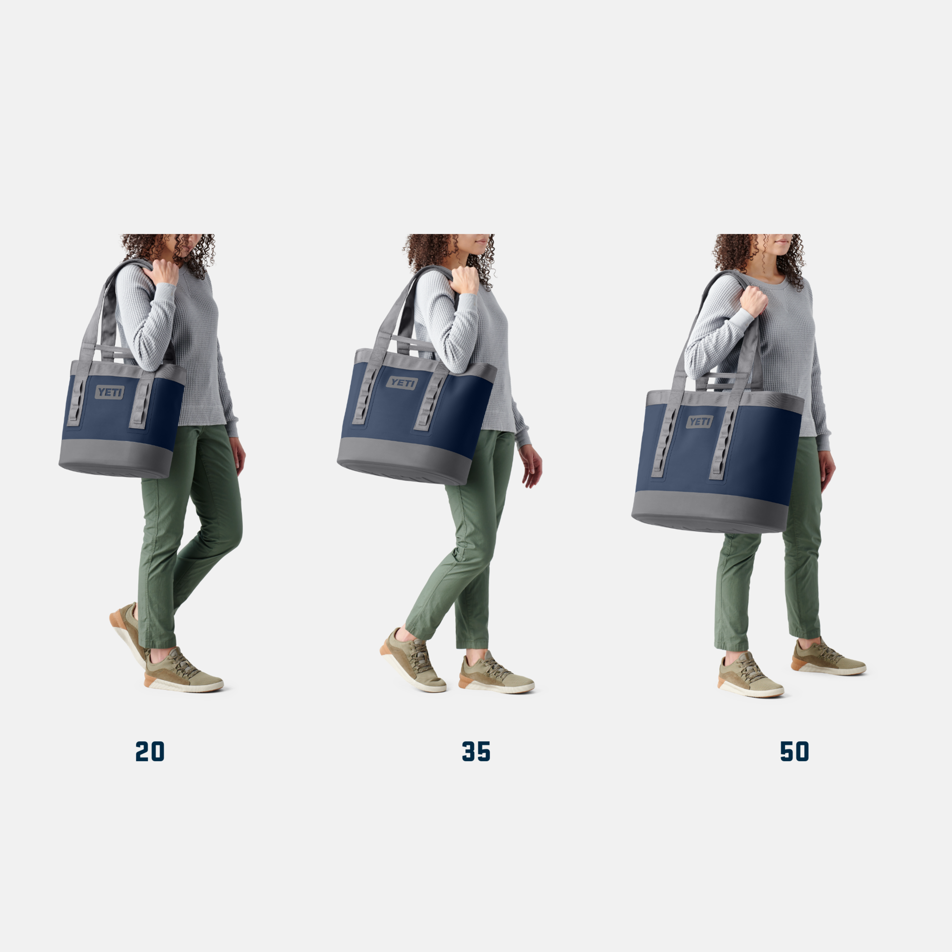 35 Carryall Tote Bag, Navy, large