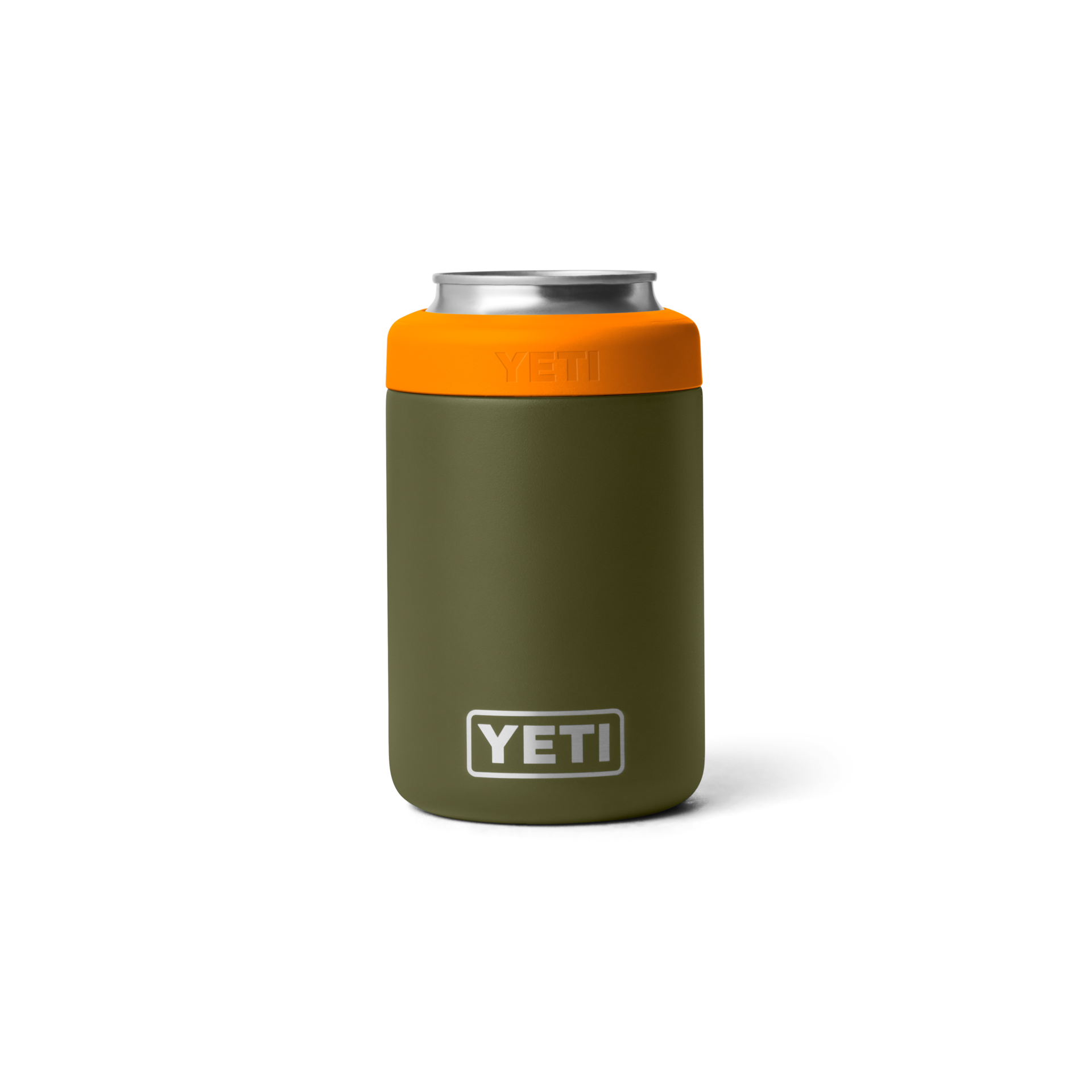 Portalatas Colster&trade; de 12 oz (355 ml), Olive/King Crab Orange, large