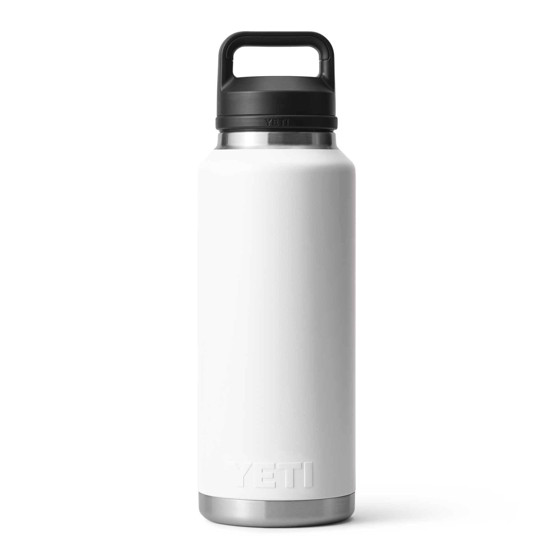 46 oz Water Bottle, White, large