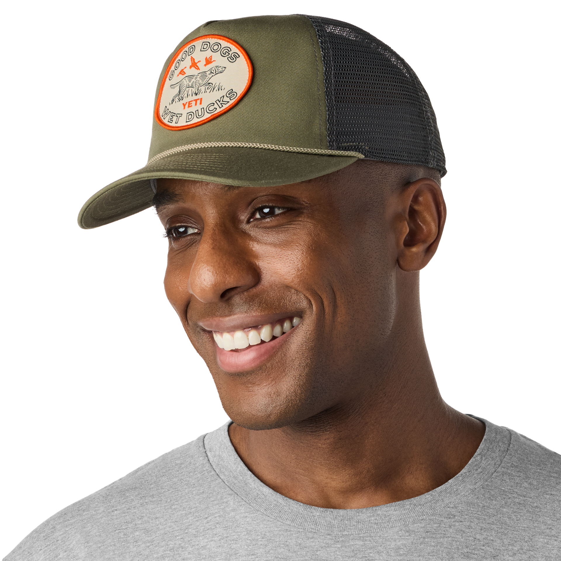 Gorra de camionero Perro Bueno, Verde, large