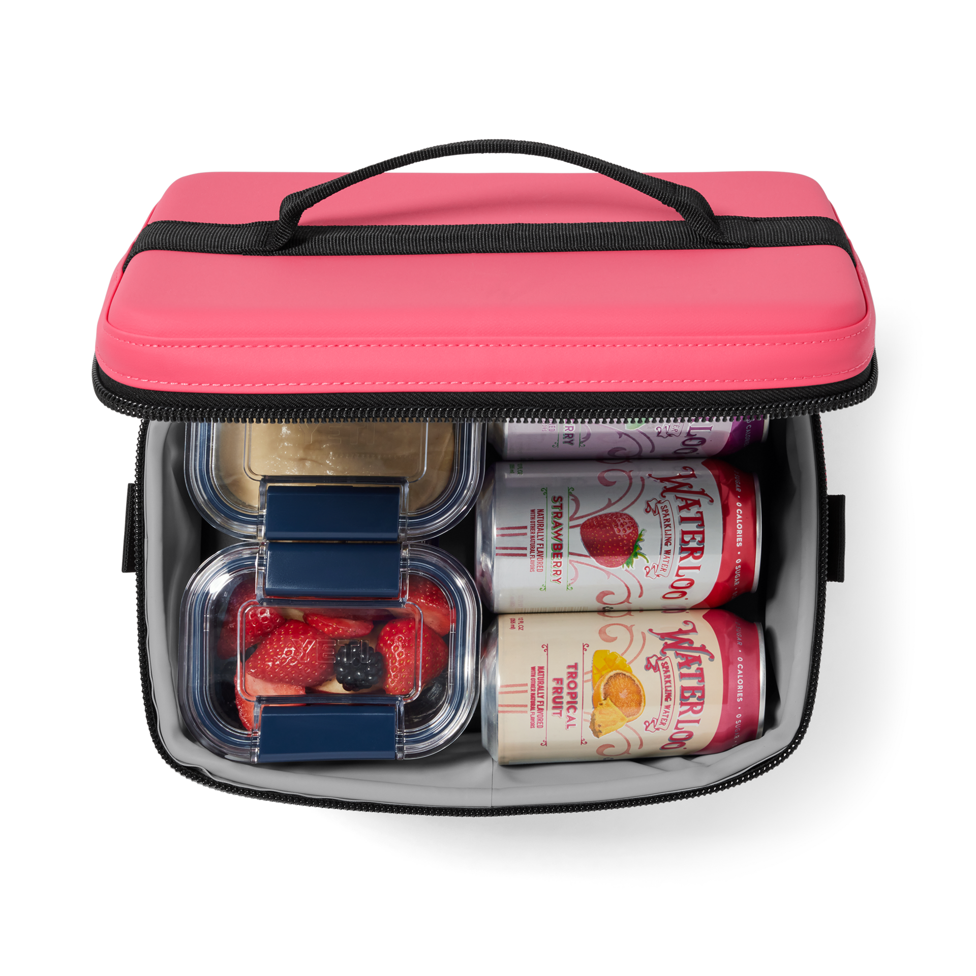 Lonchera con aislamiento de 9L, rosa tropical, large