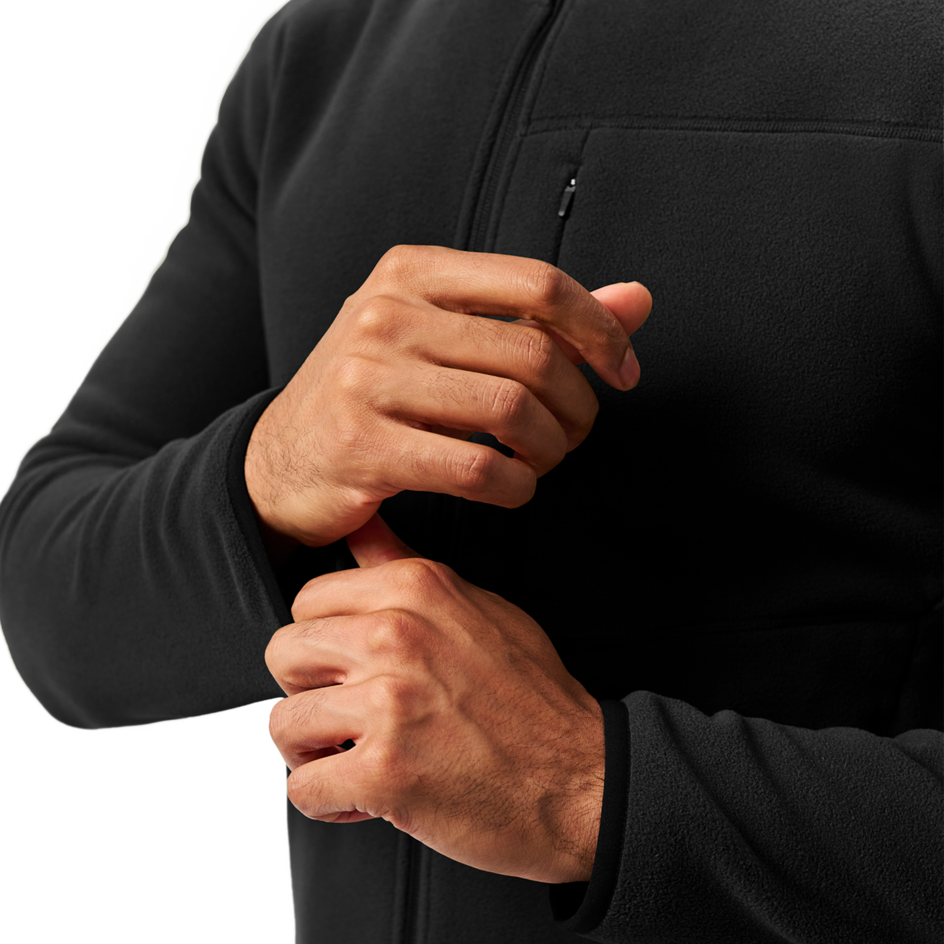 Men&rsquo;s Fleece 260 Full-Zip, Black, large