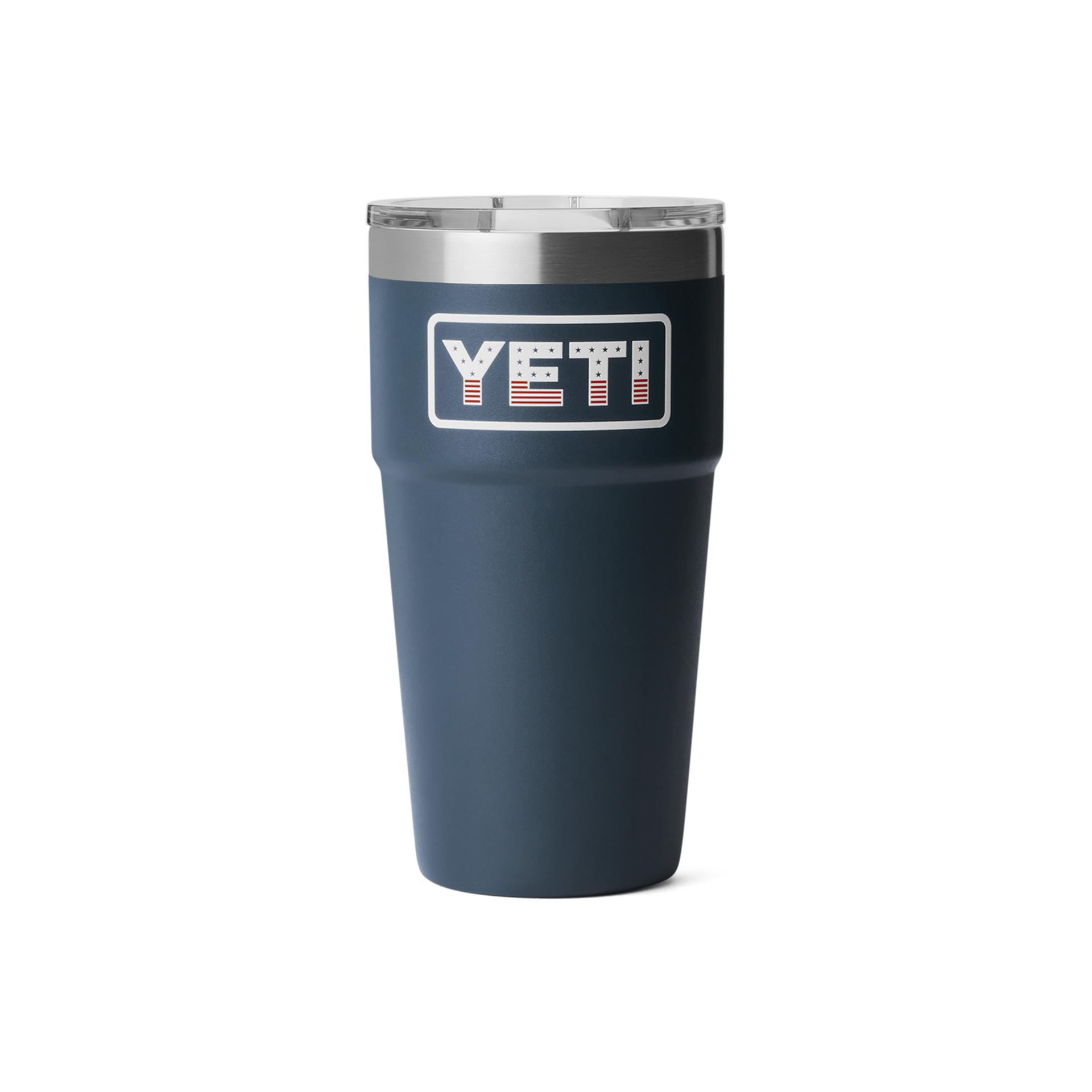 20 oz Stackable Cup, Navy Badge, large