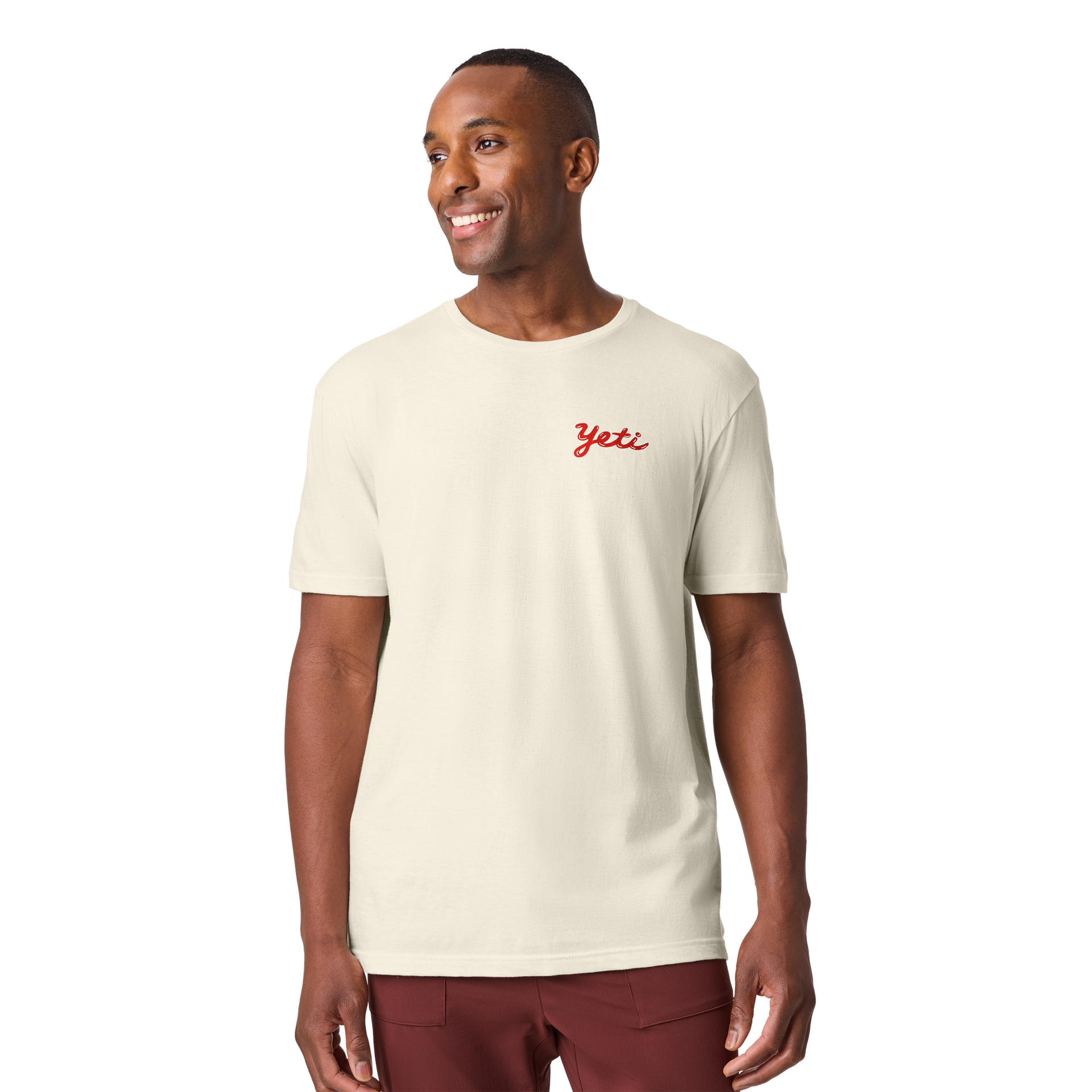 Short Sleeve T-Shirt, Natural, large