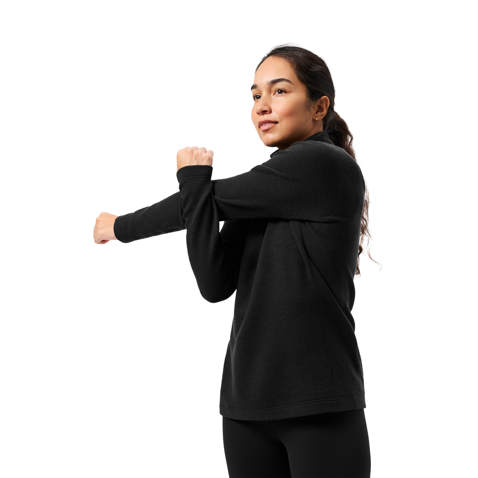 Women&rsquo;s Merino 250 Quarter-Zip, Black, large